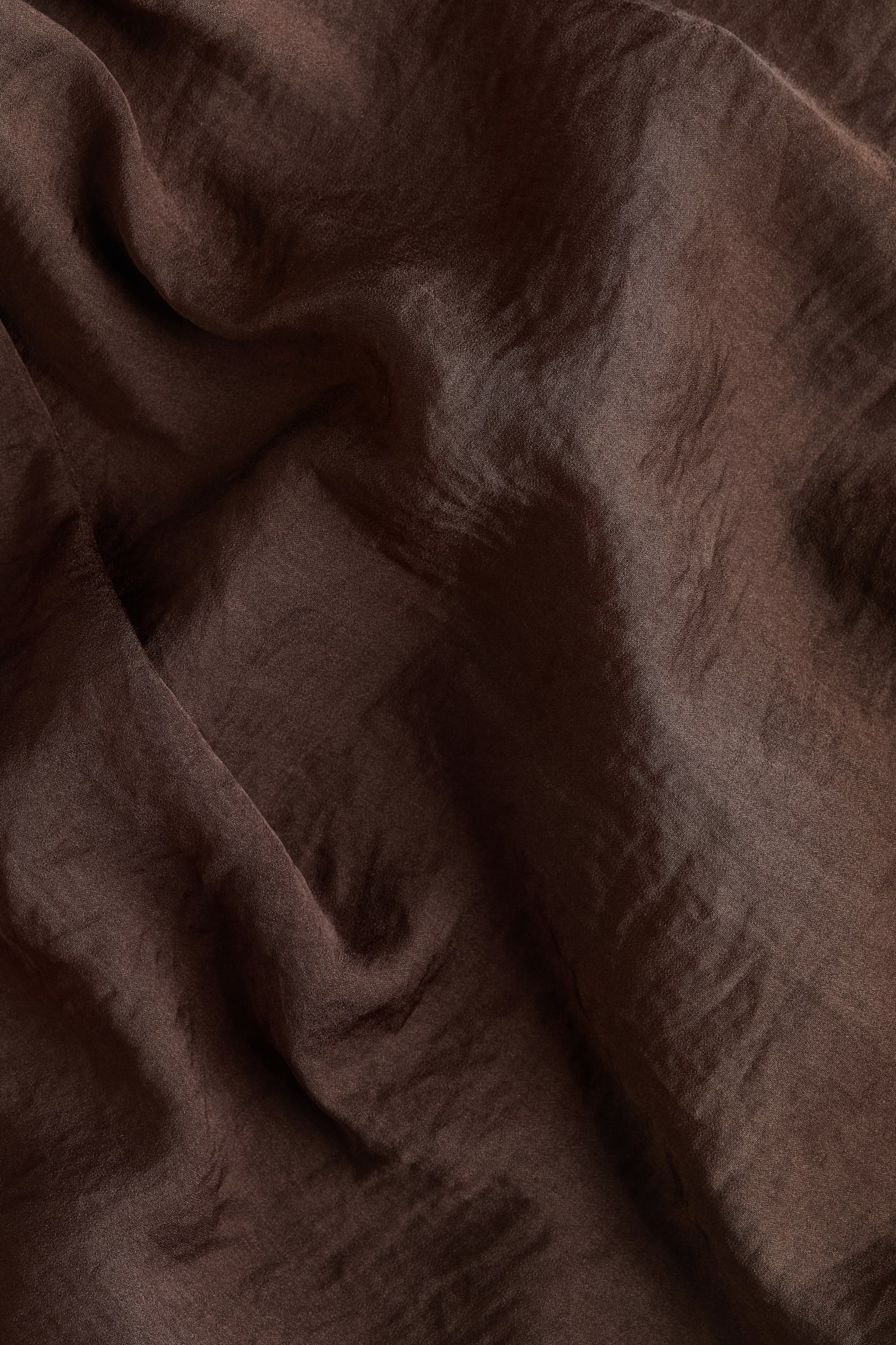 Haut dos nu en satin - Brun foncé - 4