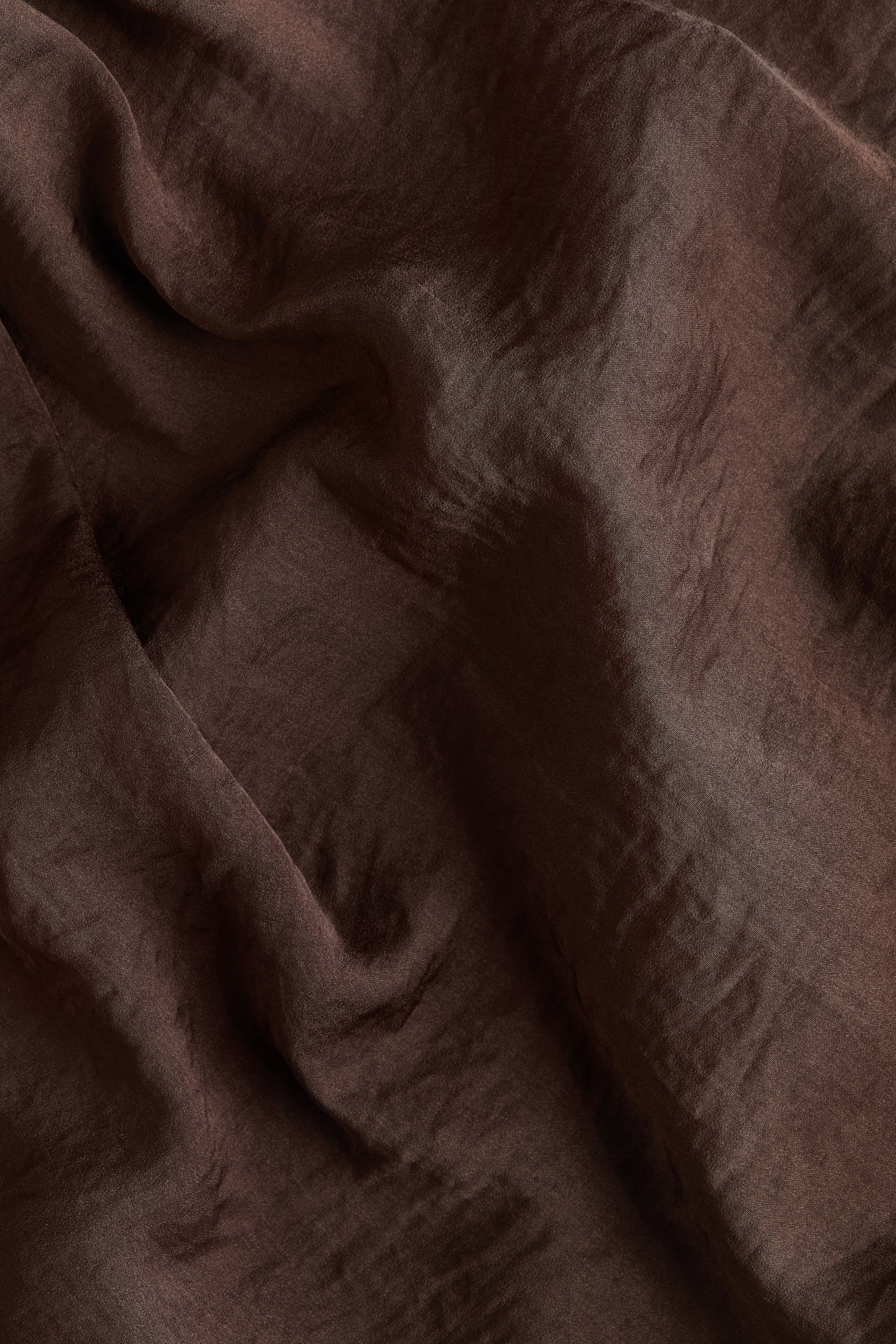 View larger image: Satin Halterneck Top - Dark brown - Ladies | H&M CA 5