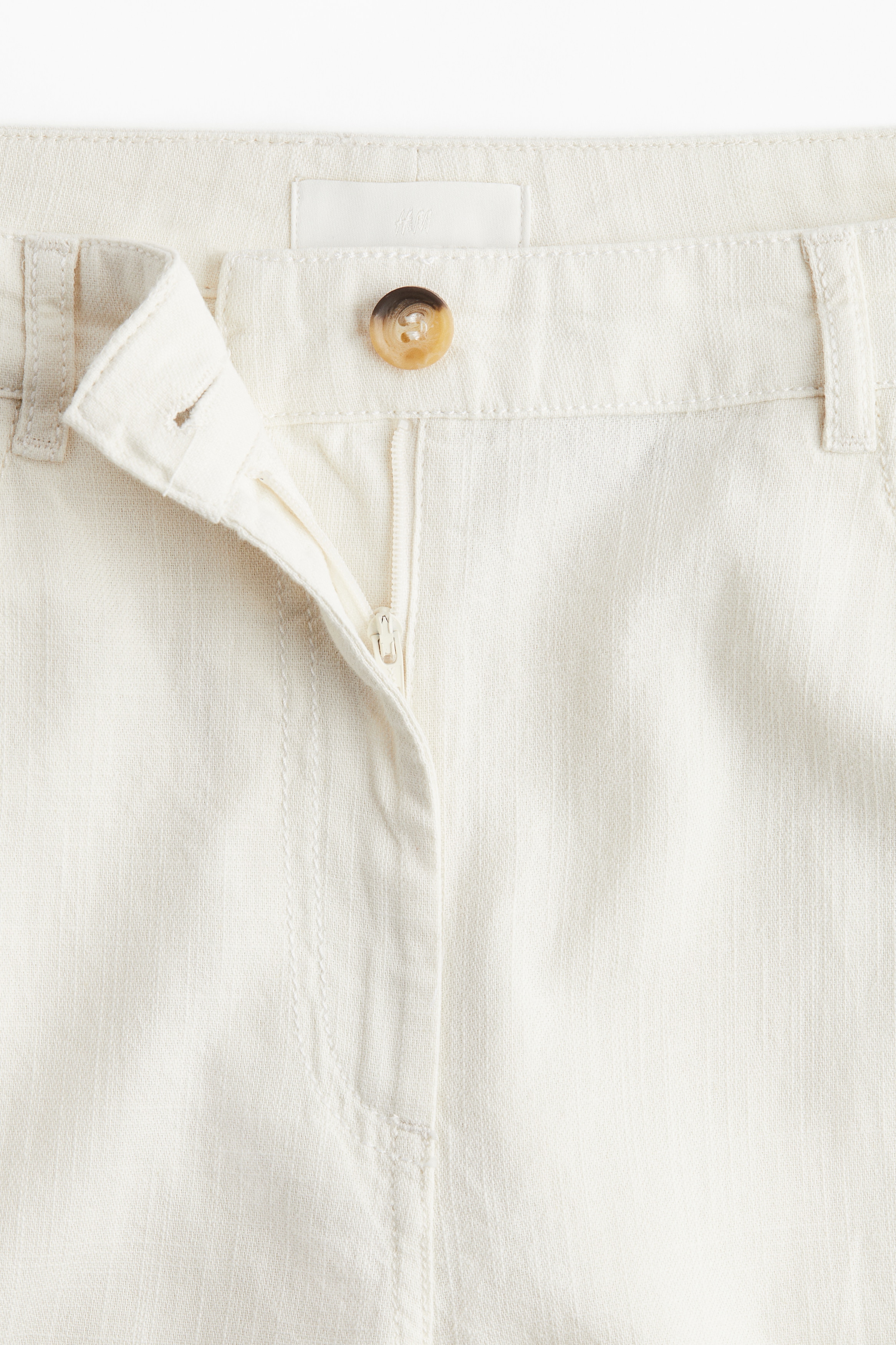 Wide cotton trousers