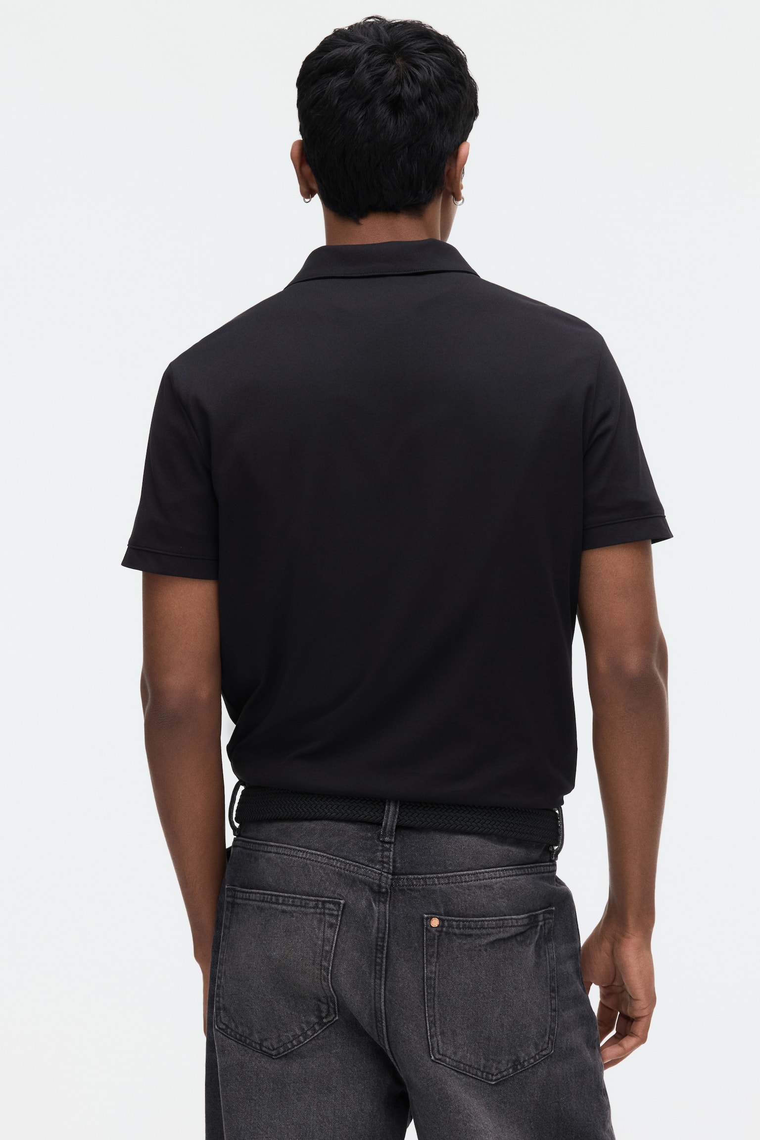 COOLMAX® Slim Fit Polo shirt - Black/White/Grey/Teal - 6