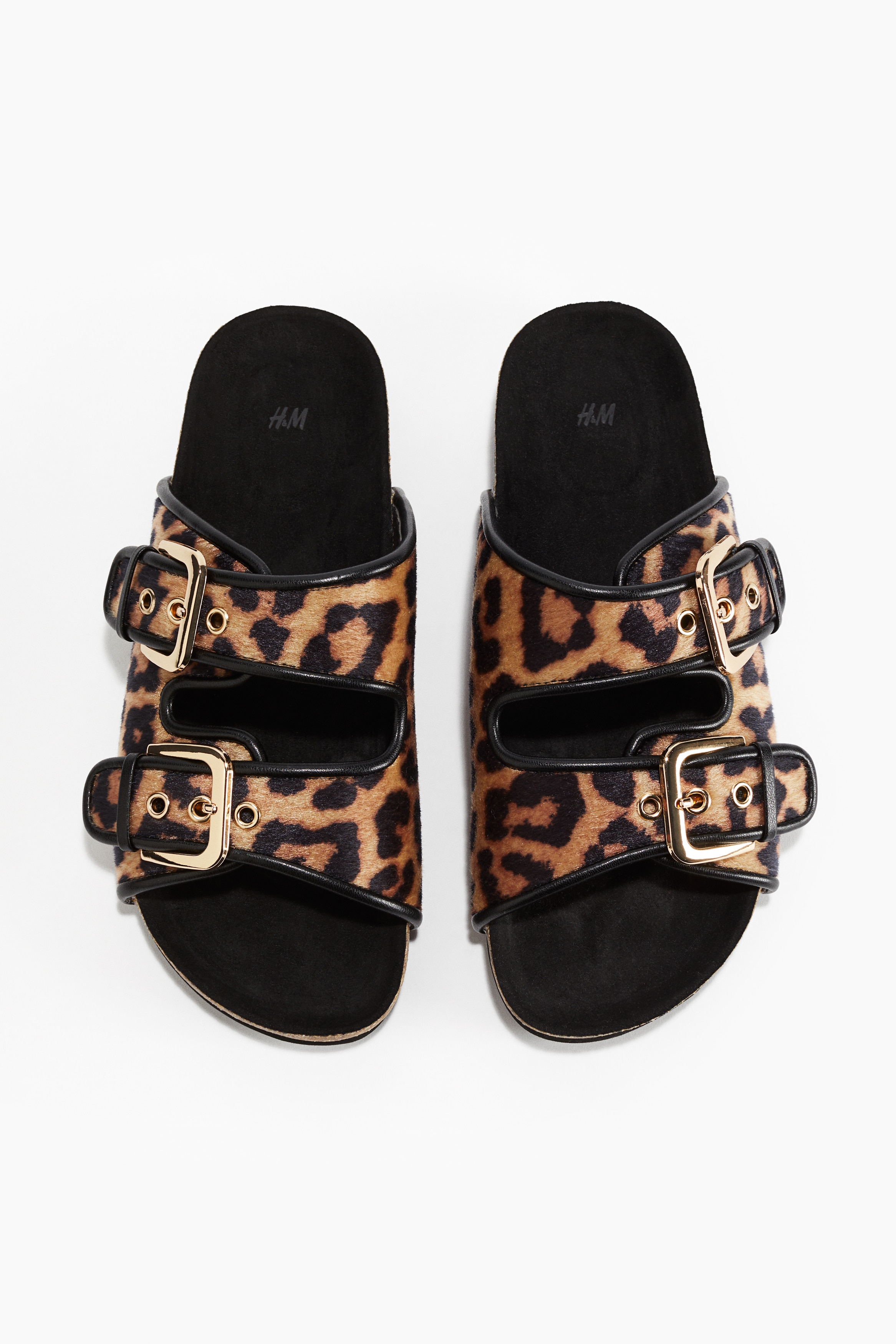 涼鞋 - 米色/豹紋/深咖啡色/黑色/酒紅色/黑色/米色/斑馬紋