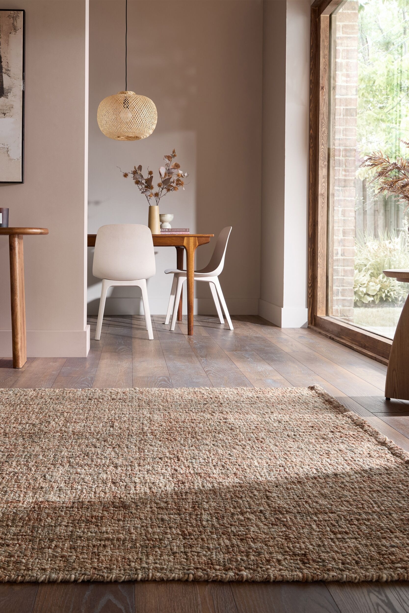 Tappeto In Lana Heather - Terracotta