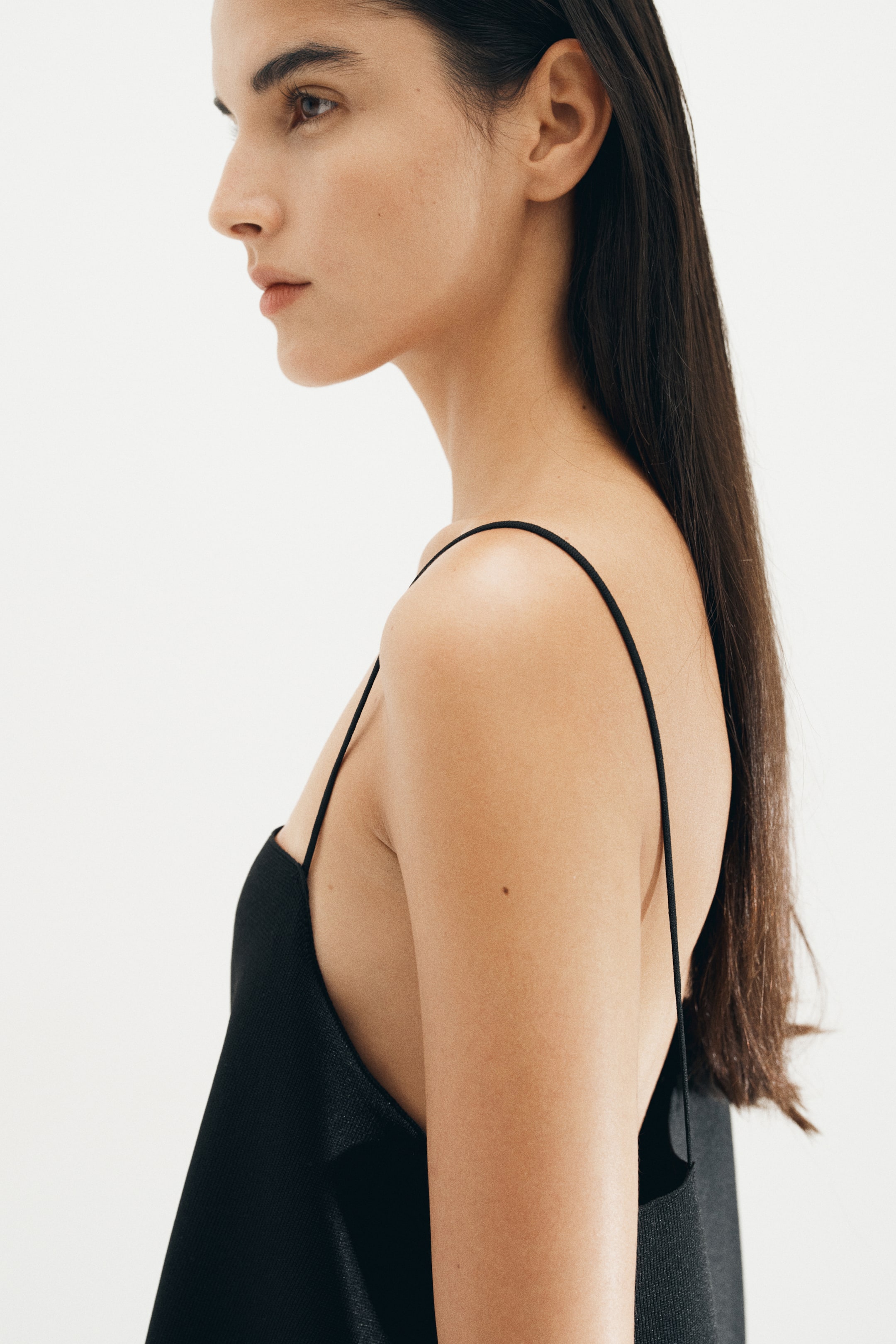 Fine-Knit Strappy Top