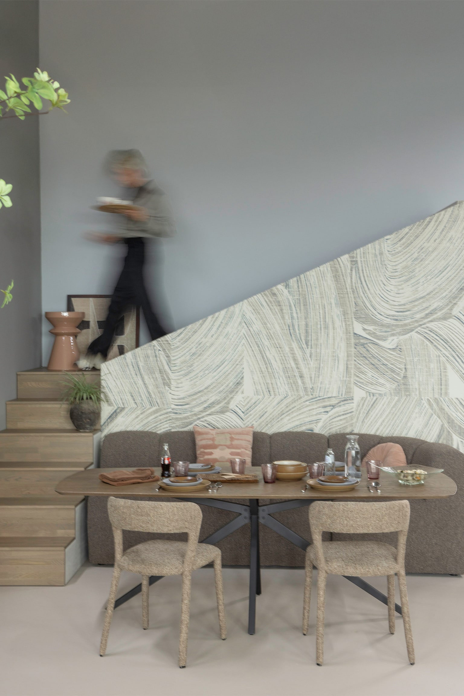 Noble Eetkamerstoel - Set Van 2 - Beige/Beige/Brown/Beige/Diverse/Taupe - 1