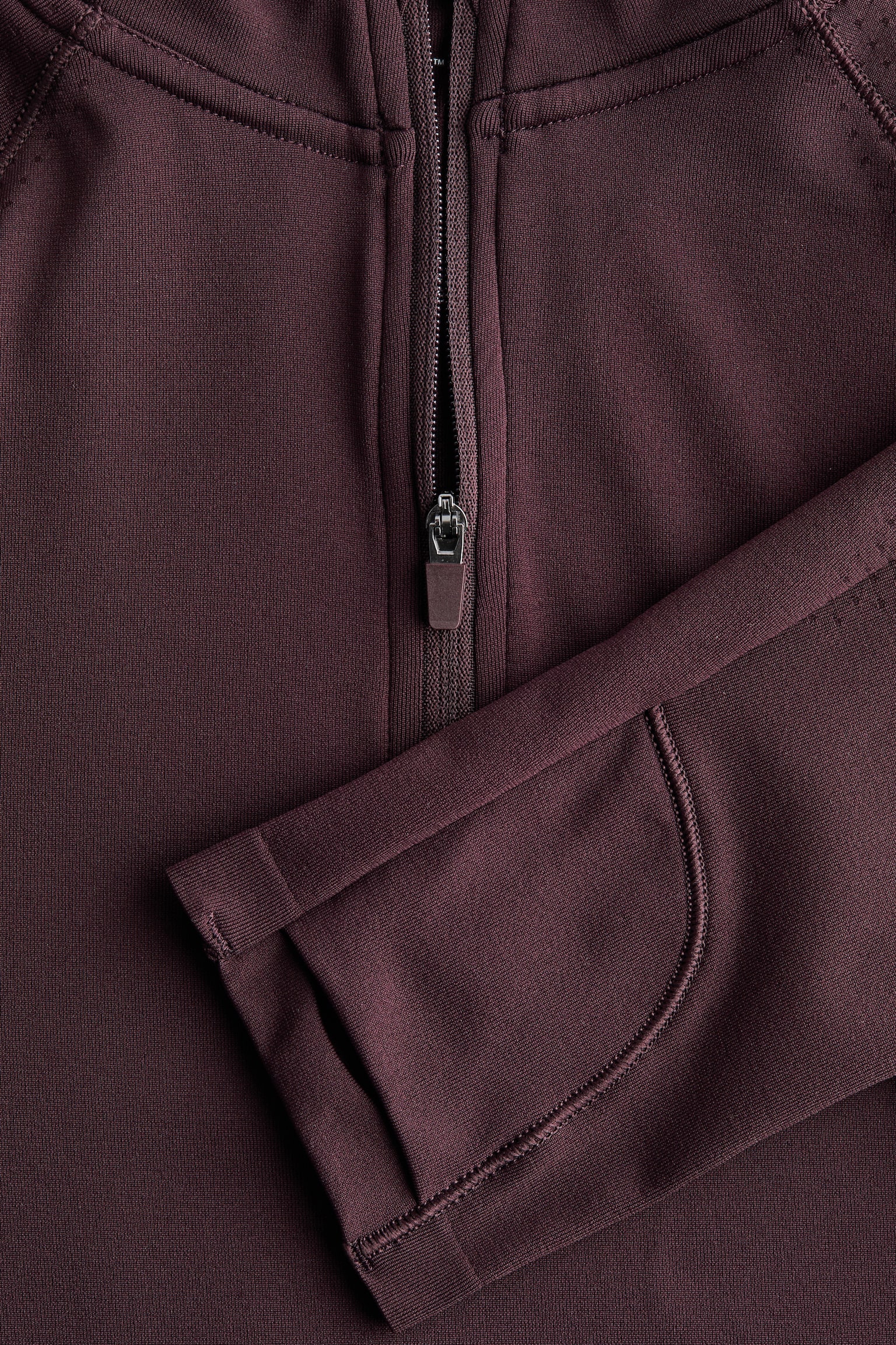 Top de deporte seamless con DryMove™ - Burdeos/Negro - 2