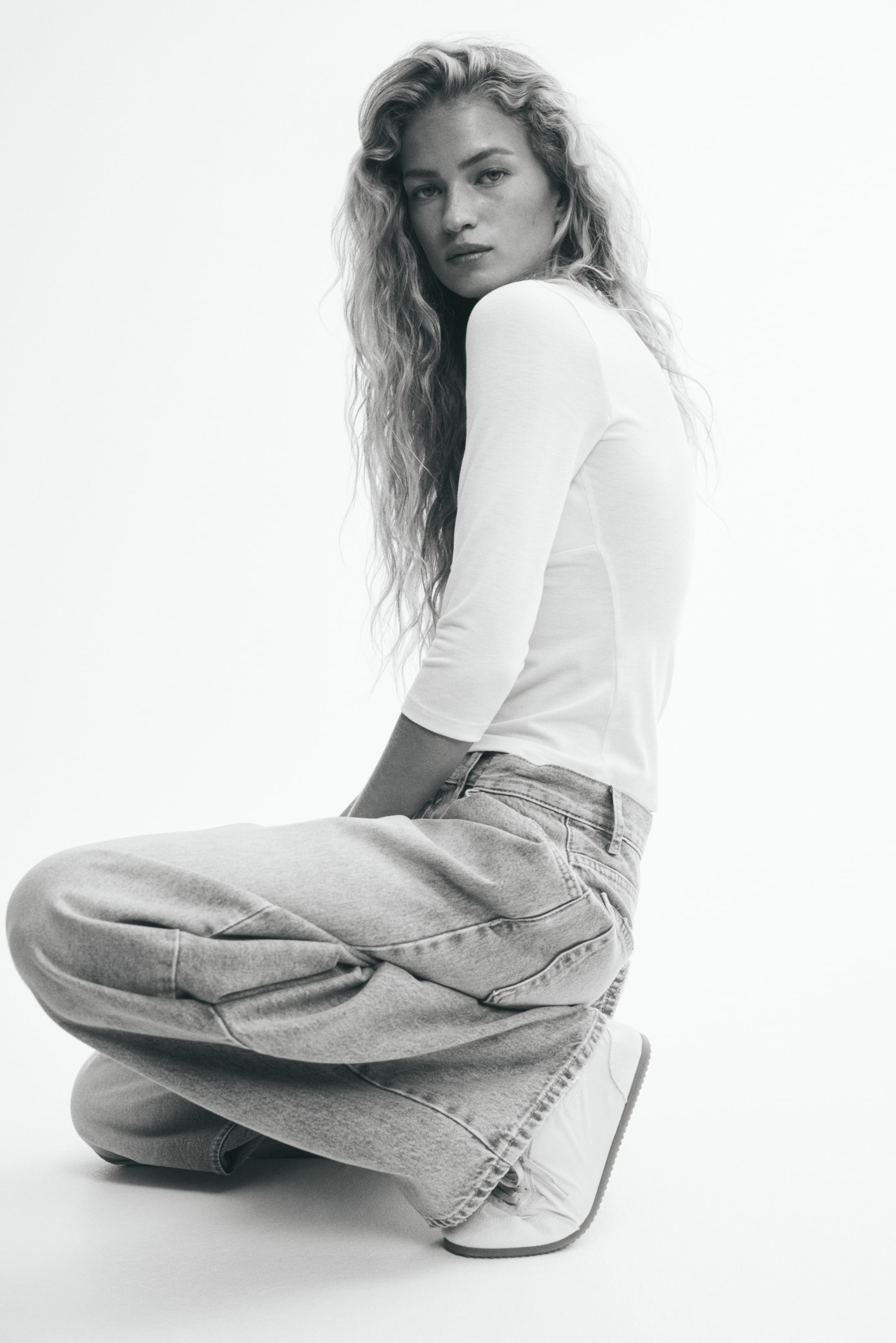 V-Neck Jersey Top