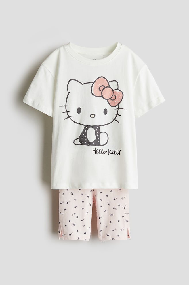 2-piece printed set - Light pink/Hello Kitty - 1