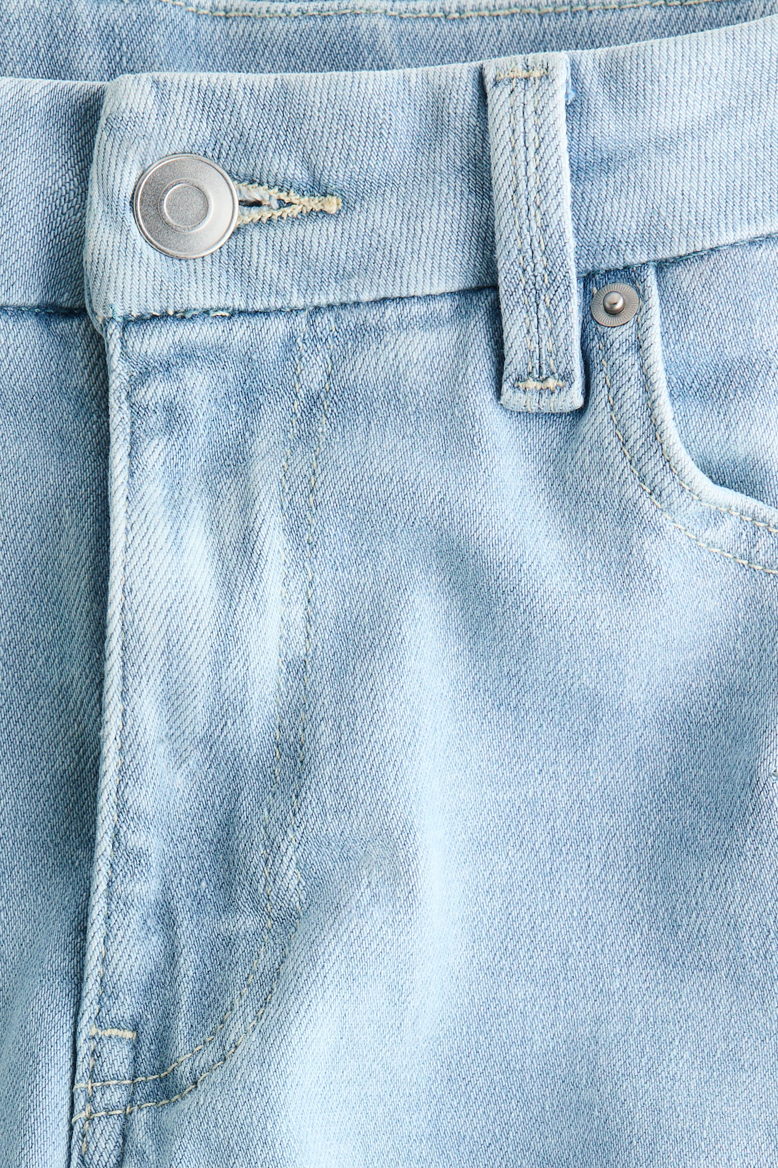 Wide High Jeans - Ανοιχτό μπλε denim/Σκούρο μπλε/Ξεθωριασμένο μπλε denim - 4