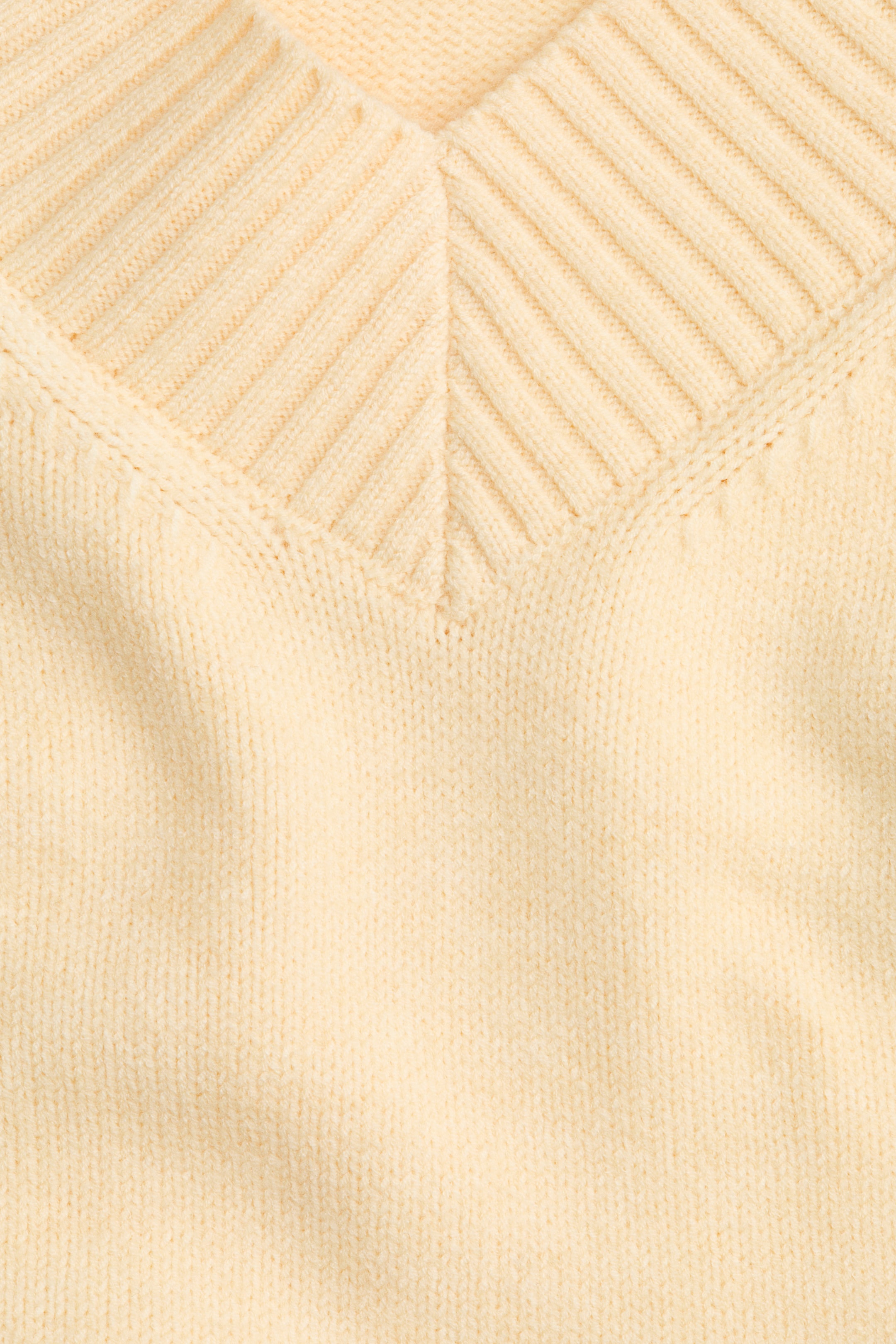 View larger image: V-neck jumper - Light yellow - Ladies | H&M IN 2