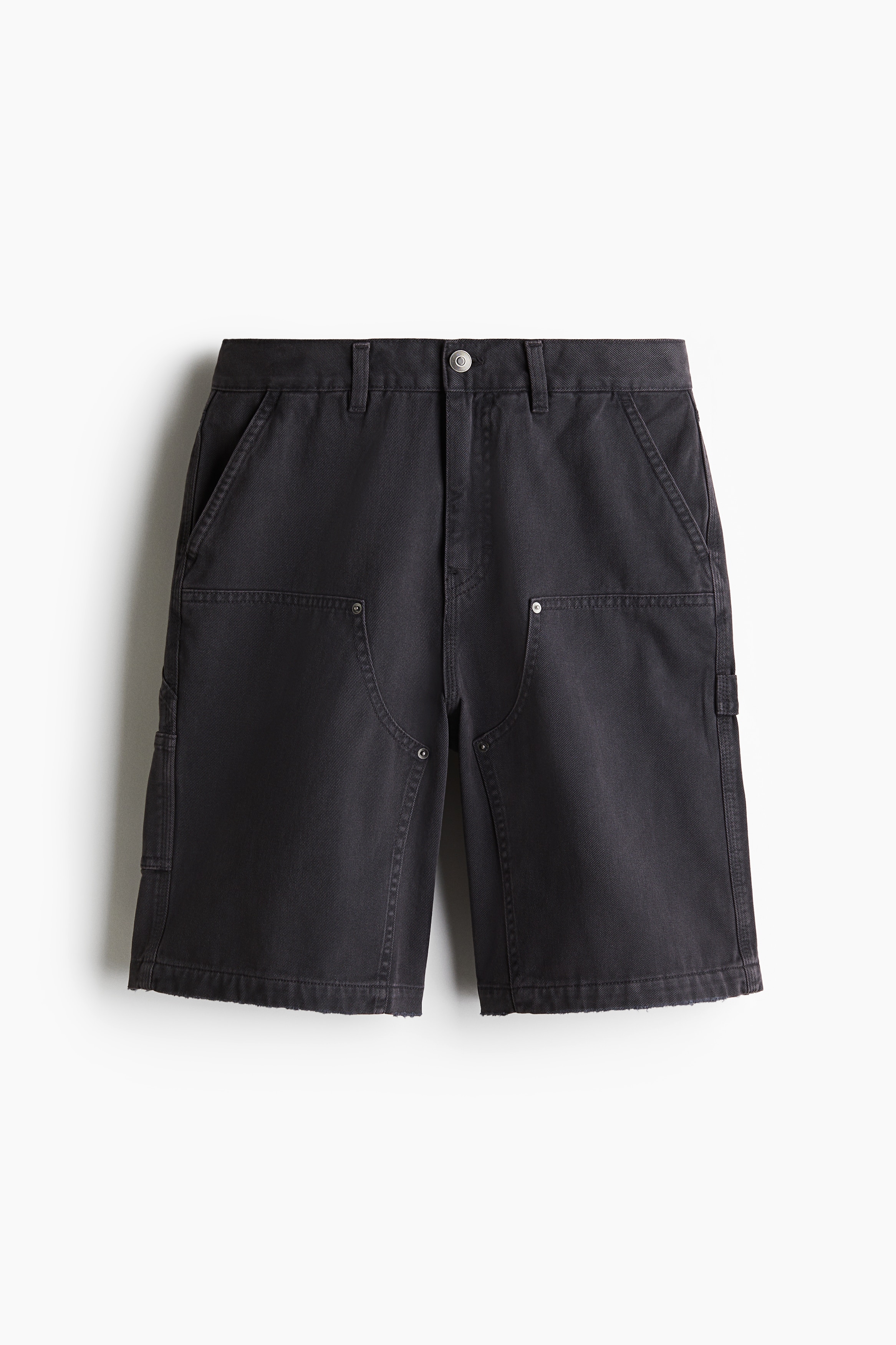 Relaxed Fit Carpenter shorts - Dark grey/Beige