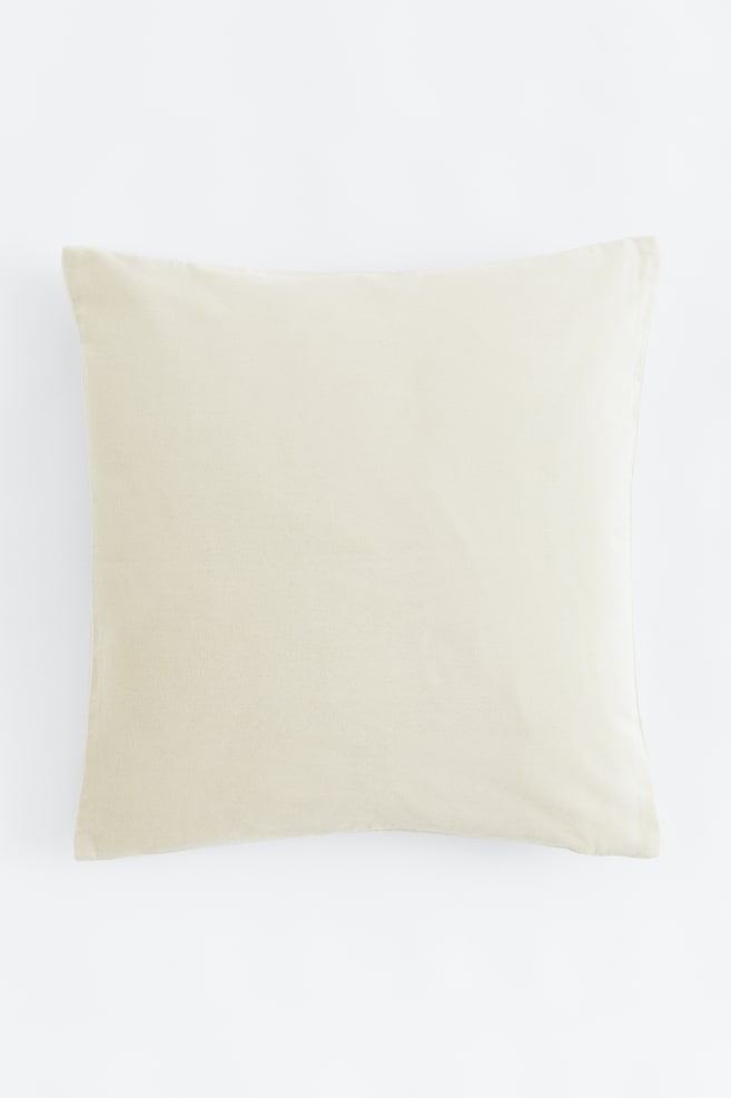 Velvet cushion cover - Light beige/Light brown/Light grey/Light beige/dc - 1