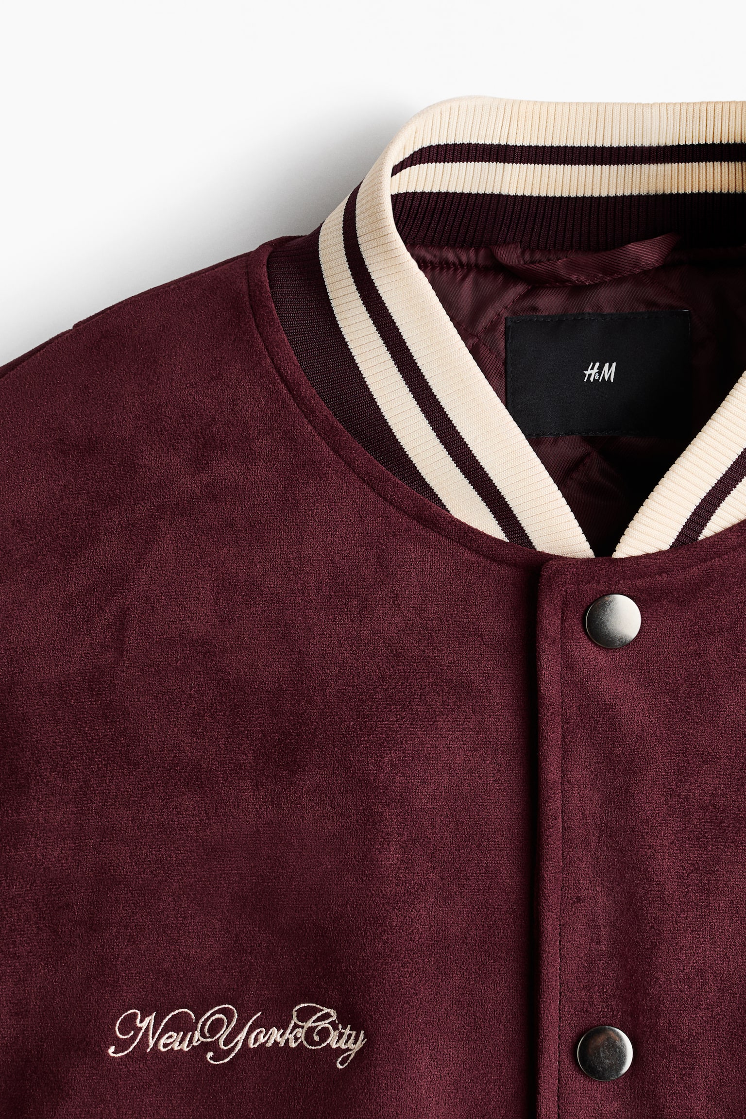 Baseball jacket - Burgundy/NYC/Light brown/NYC - 6