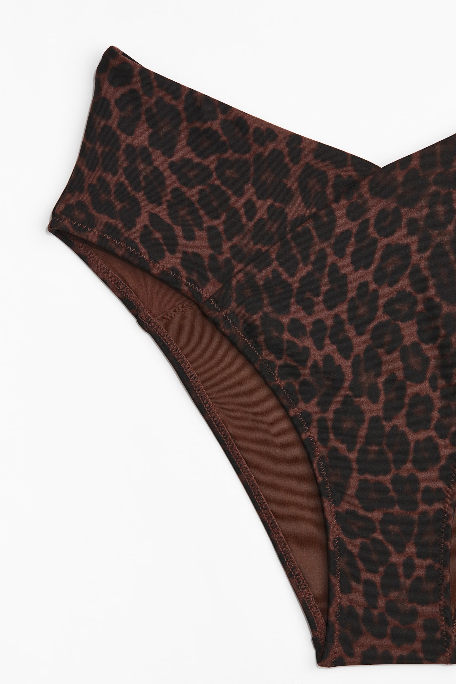 High Rise Cheeky Bikini Altı - Koyu kahverengi/Leopar desenli/Tozlu yeşil/Açık bej/Leopar desenli/Beyaz/Bordo - 2