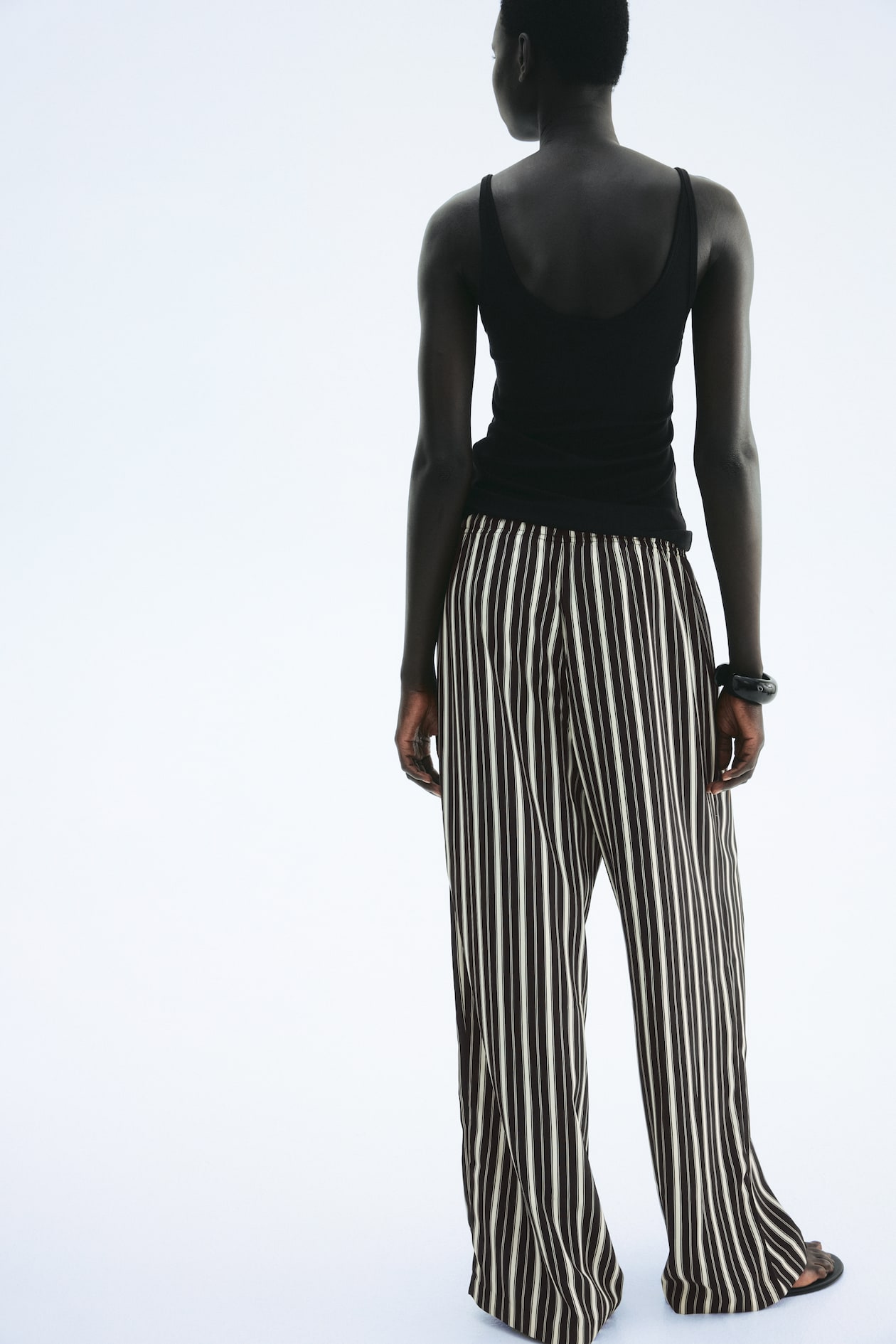 Drawstring Twill Pants