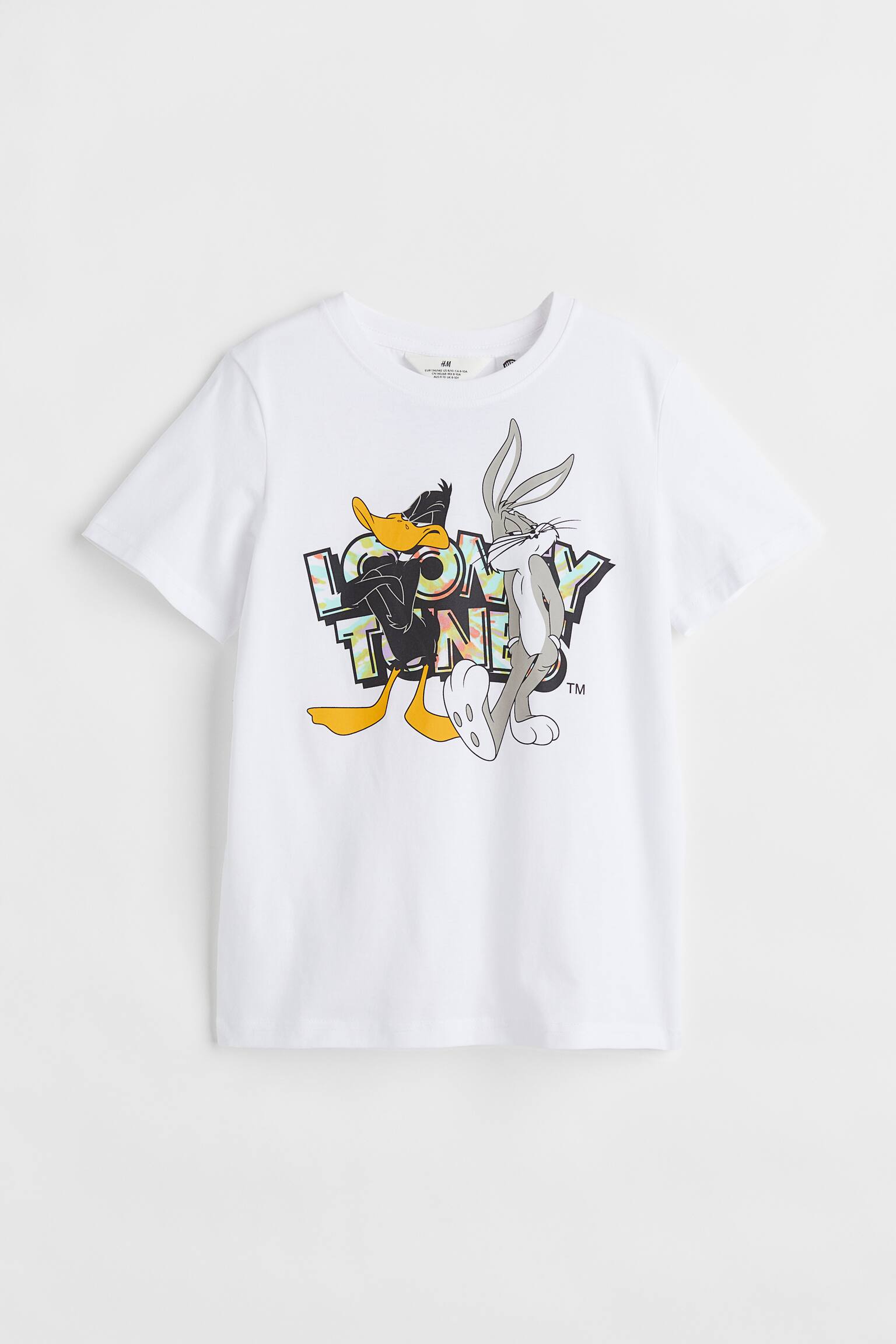 Print Tee - White/Looney Tunes/Black/PlayStation - 1