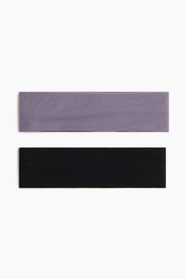 2-pack hårband i trikå