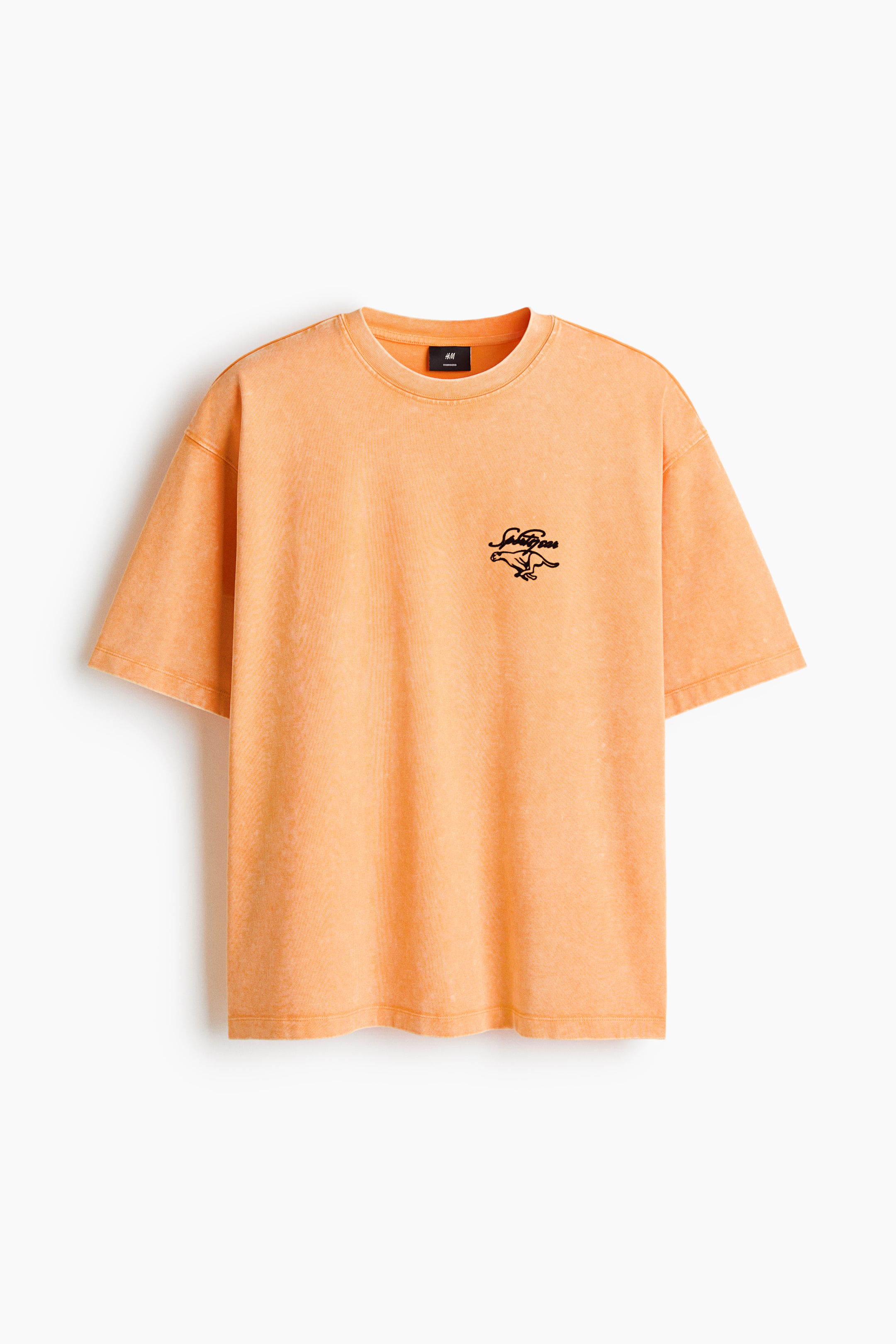 Oversized Printed Cotton T-Shirt
