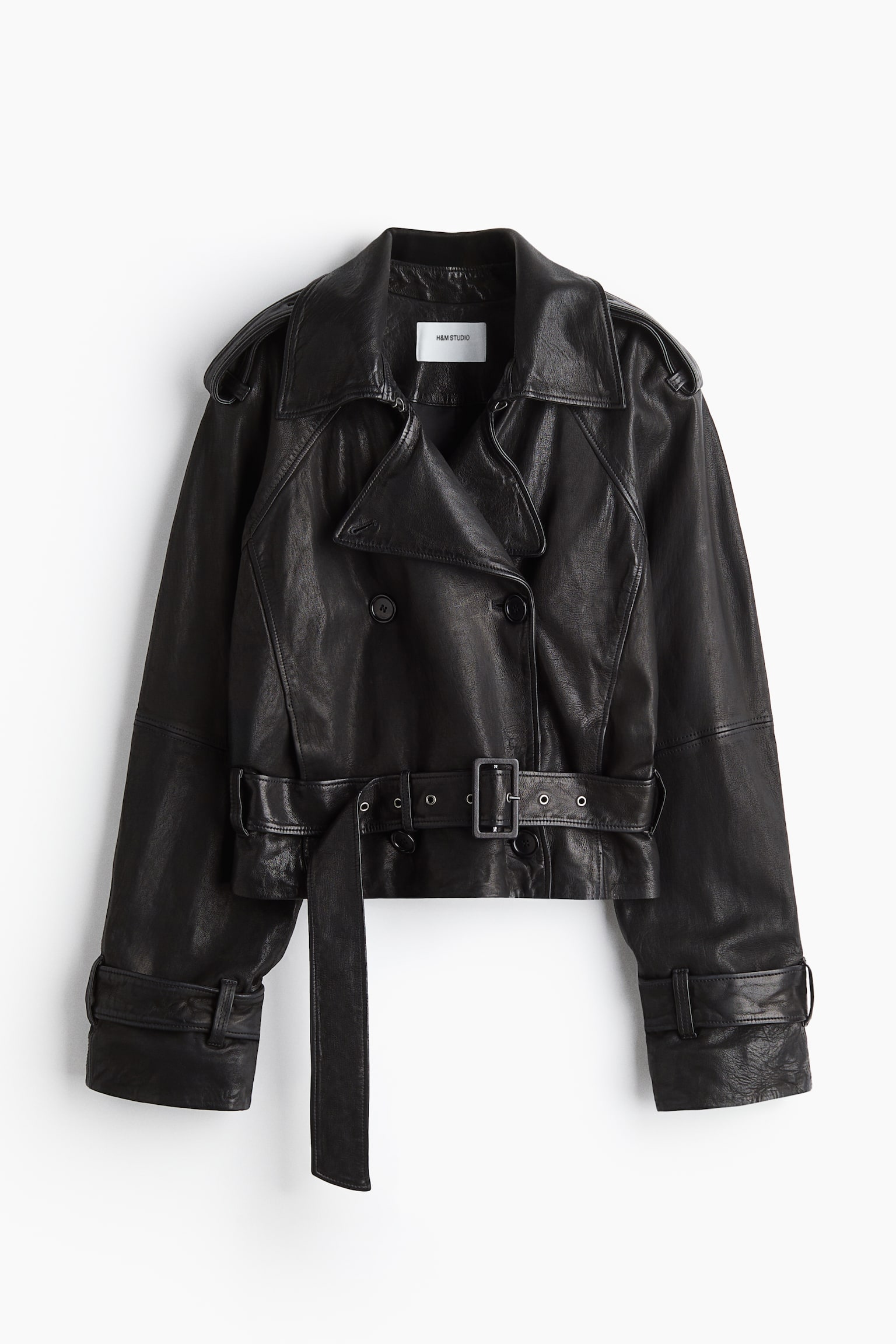 Leather jacket - Black - 2