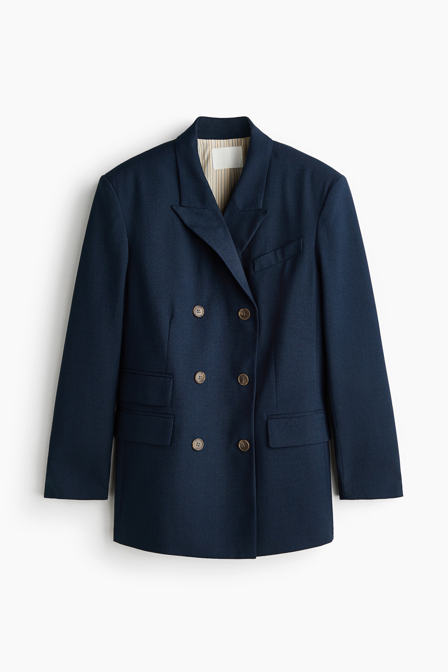 Oversized double-breasted blazer - 2
