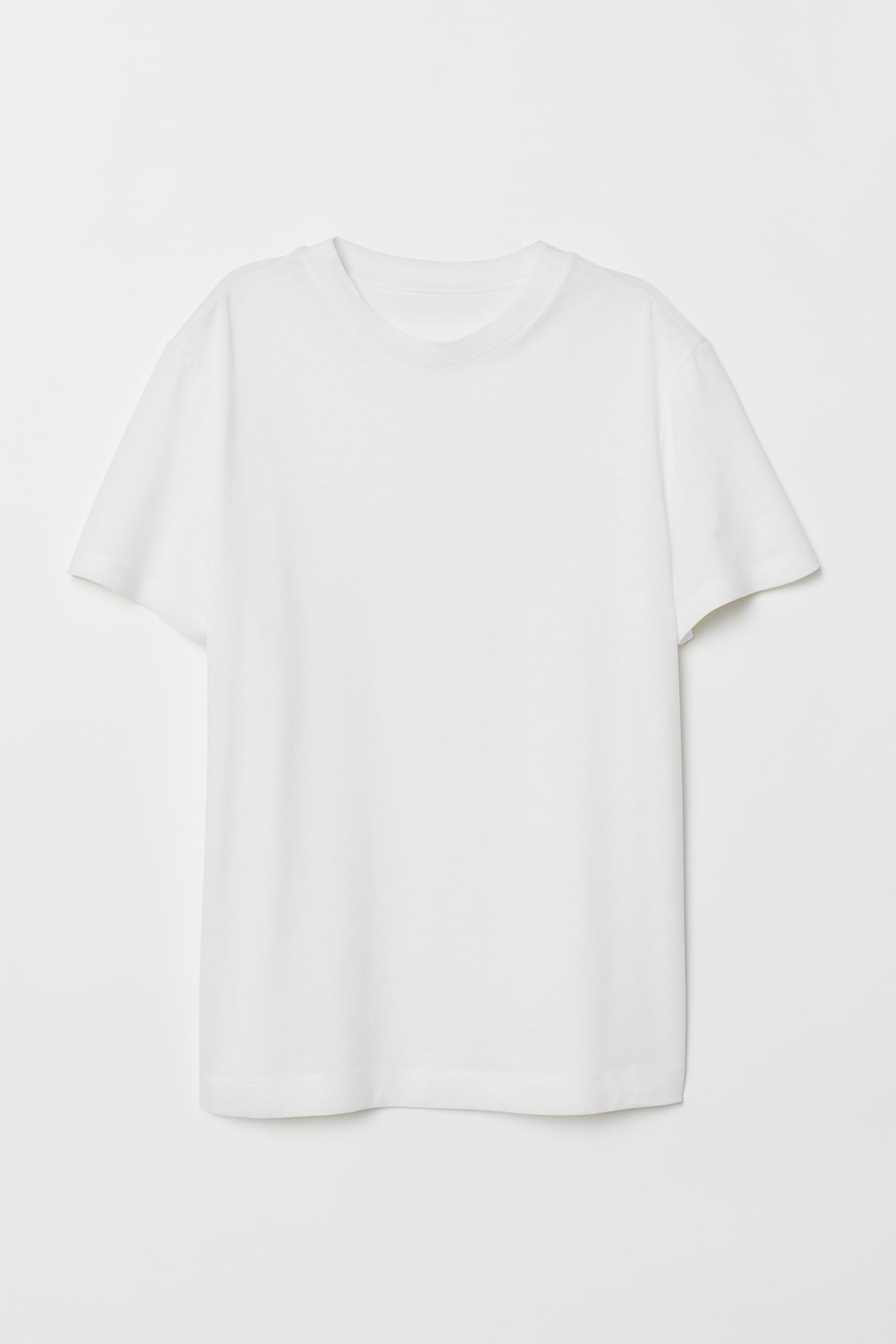 Pima cotton T-shirt - Short sleeve - White - Ladies | H&M GB