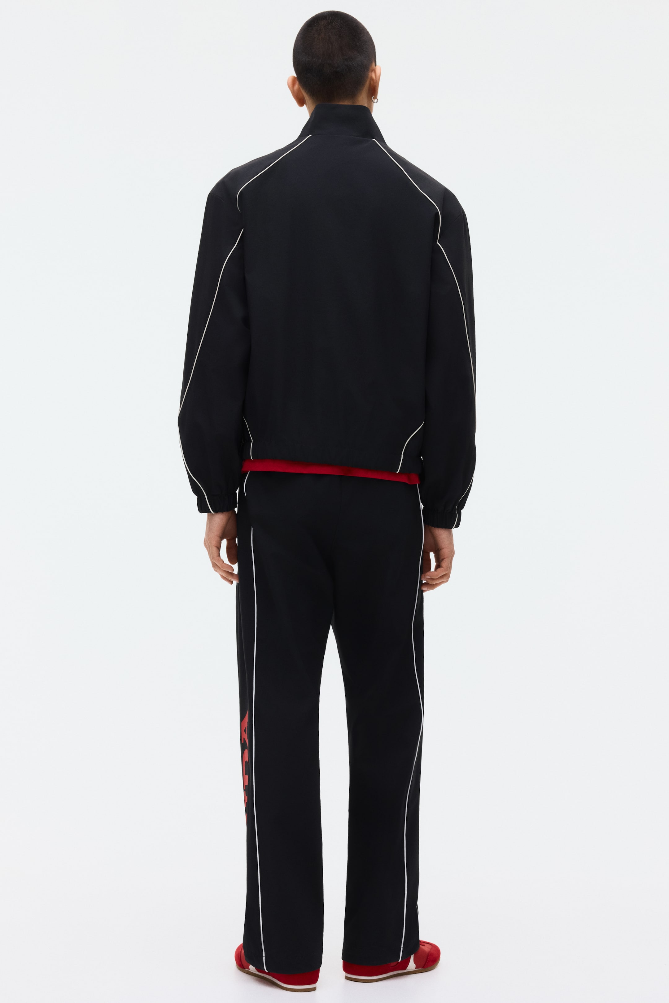 Мужские брюки H&M Relaxed-Fit Printed Track Pants — фото 8