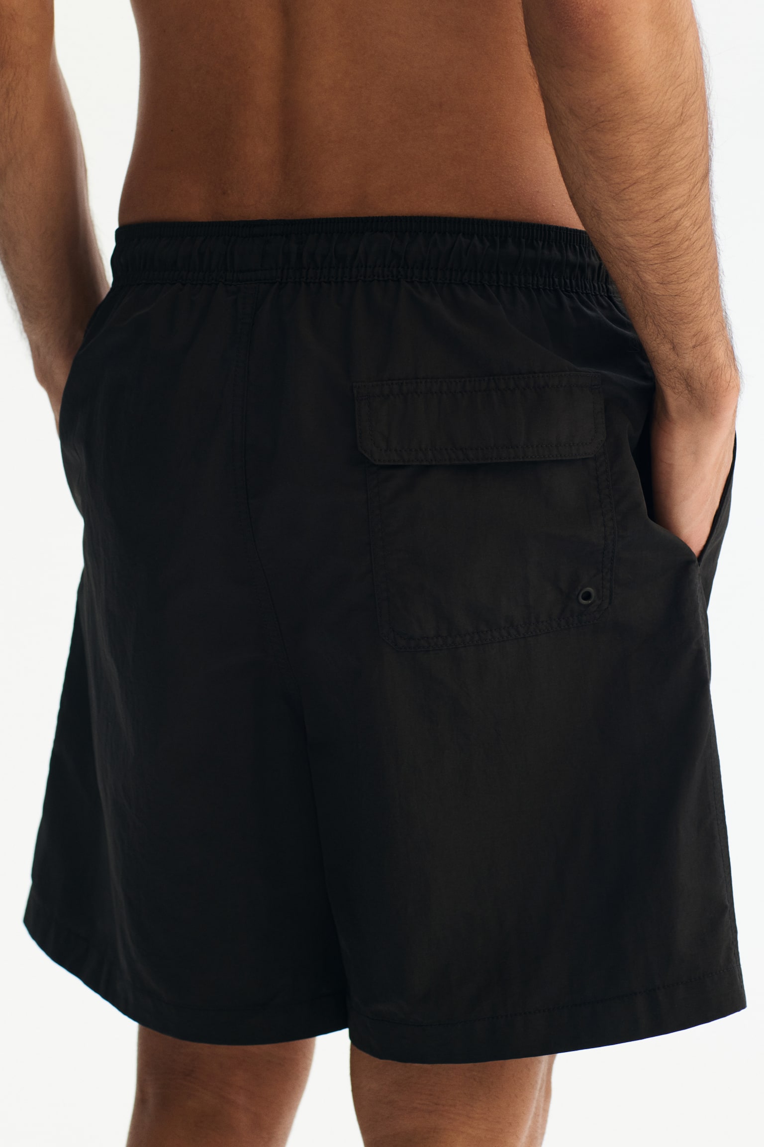 Long Swim shorts - Black/Dark blue - 4