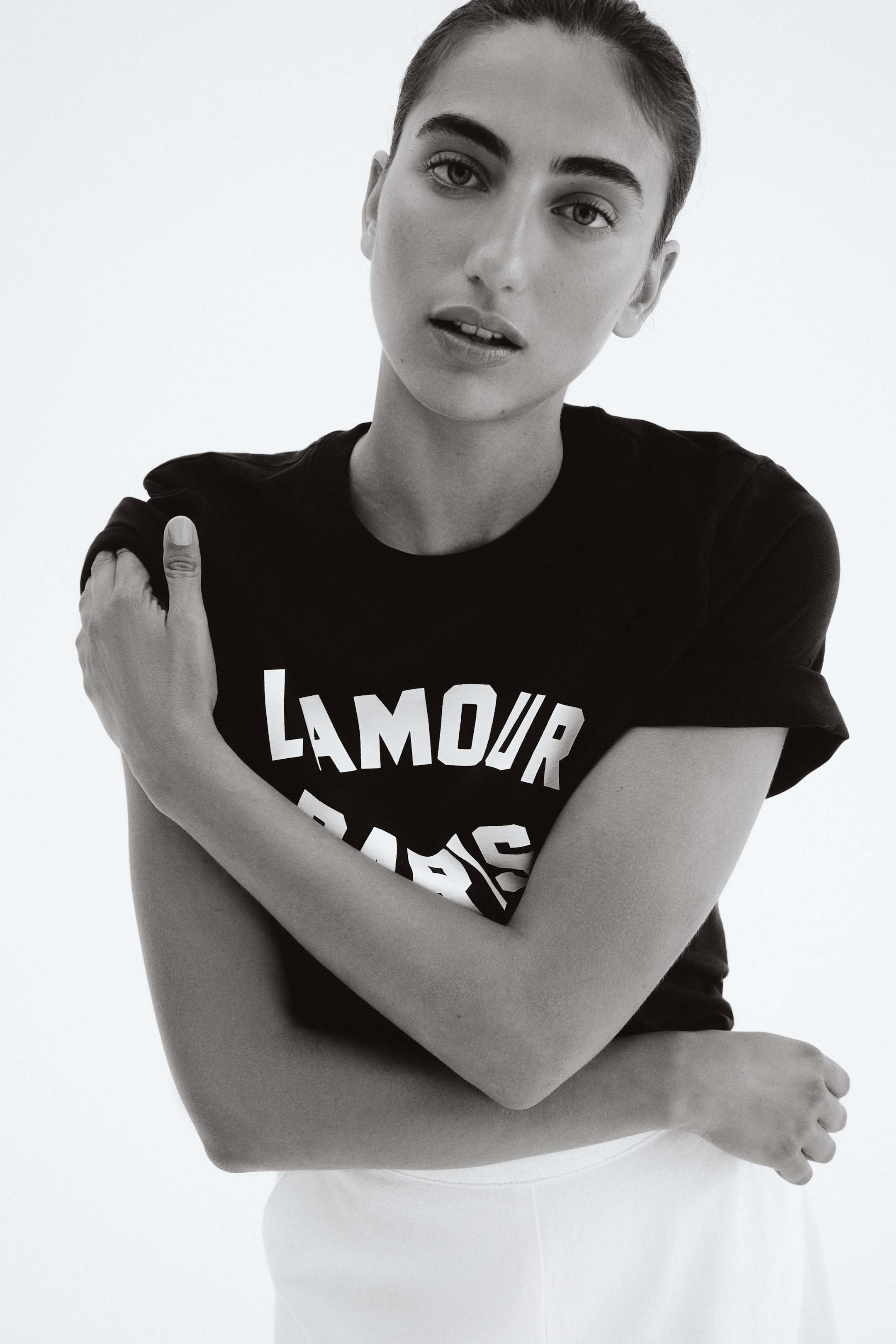 Ampliar la imagen: Playera con diseño - Negro/Paris - Ladies | H&M MX 1