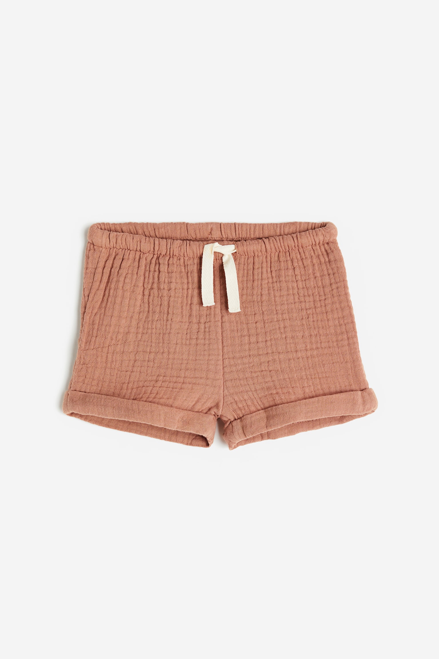 Bomullsshorts - Ljusbrun/Beige