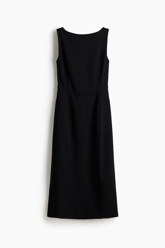 Jurk van Punta di Roma-tricot - Zwart - 1