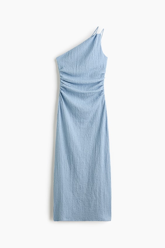 Женские платья H&M Crinkled One-Shoulder Dress