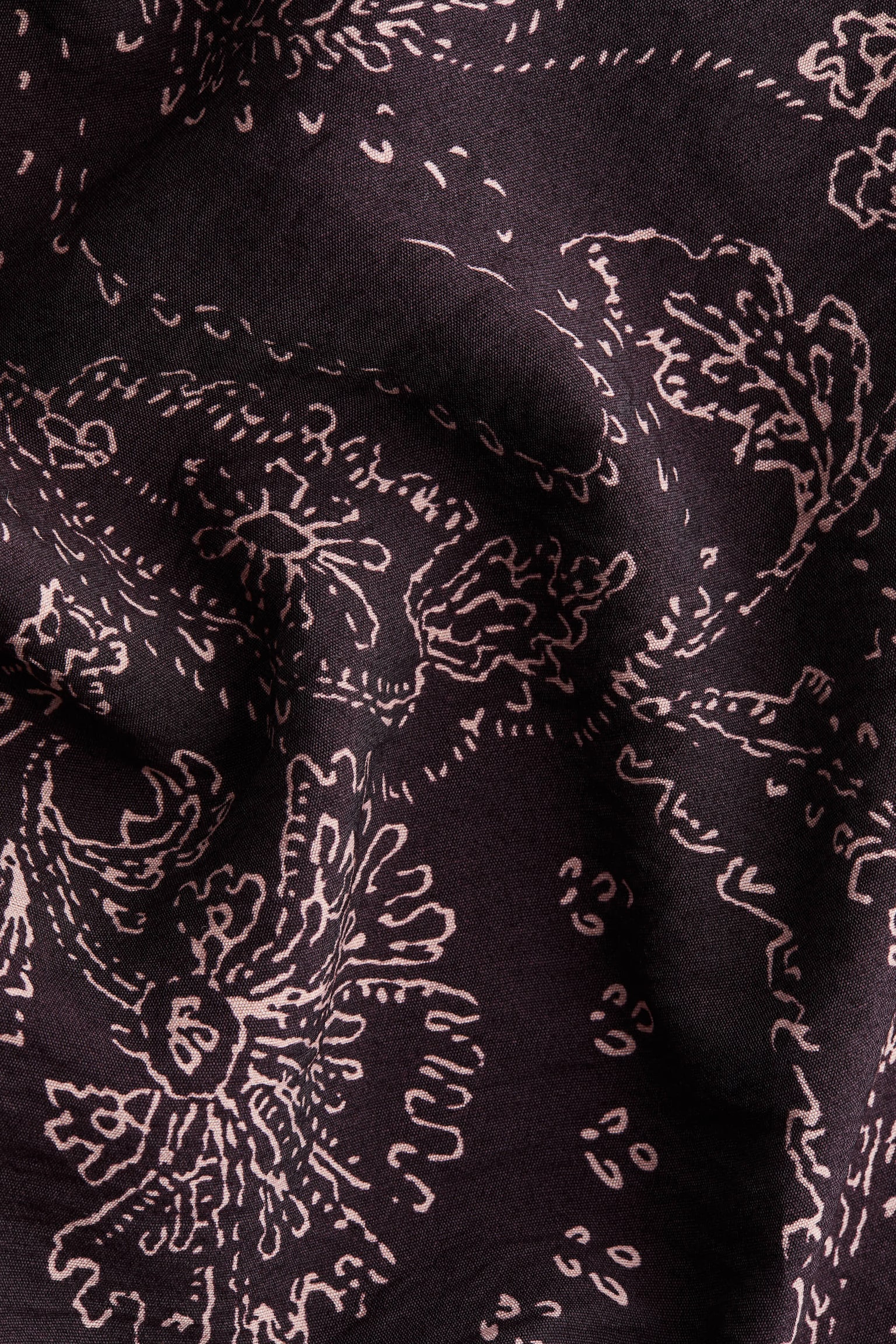 Geniş Pantolon - Bordo/Şal desenli/Bej/Leopar desenli/Açık bej/Zebra desenli - 5