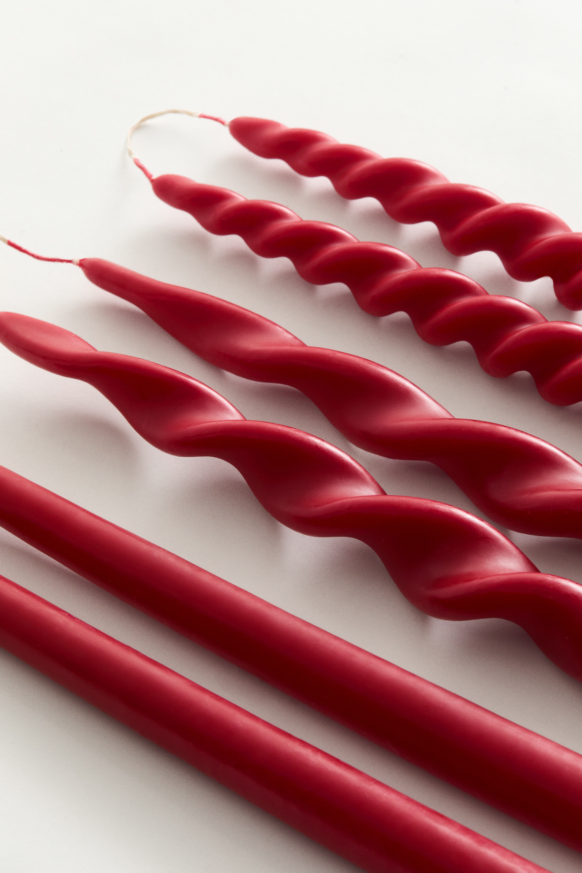 テーパーキャンドル 6本セット - レッド - Home All | H&M JP