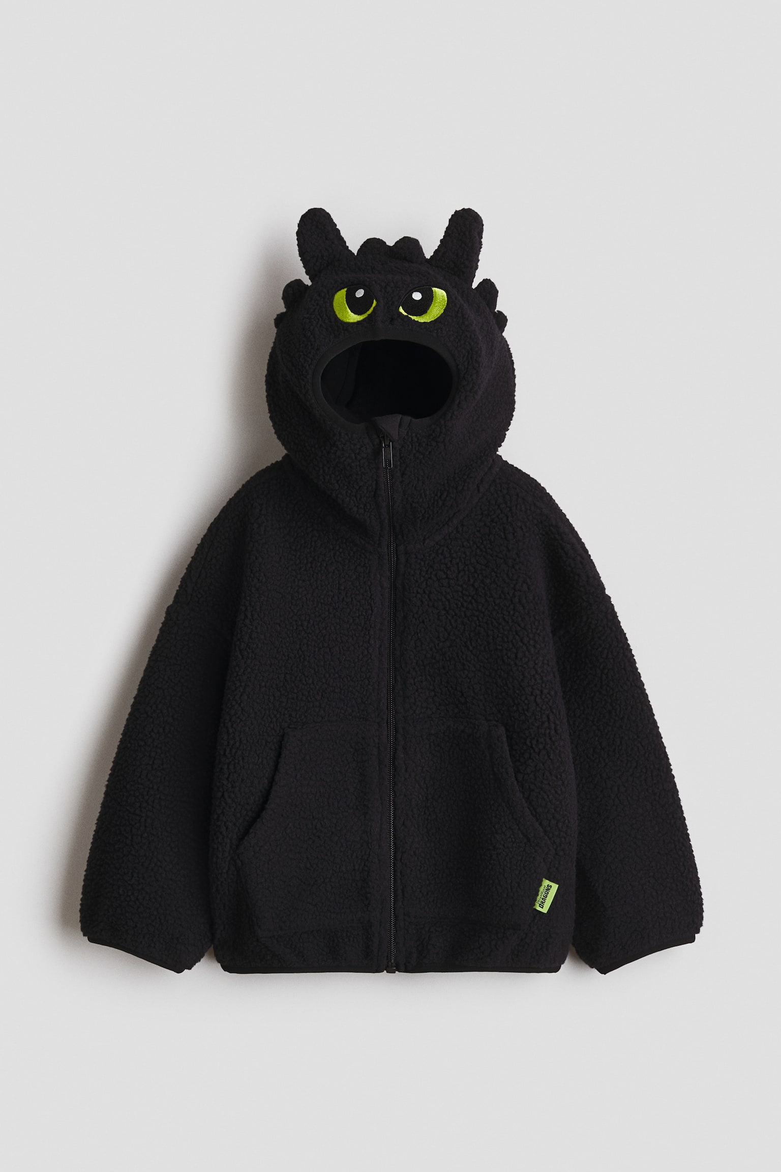 테디 집업 후디 - 블랙/드래곤 - 2