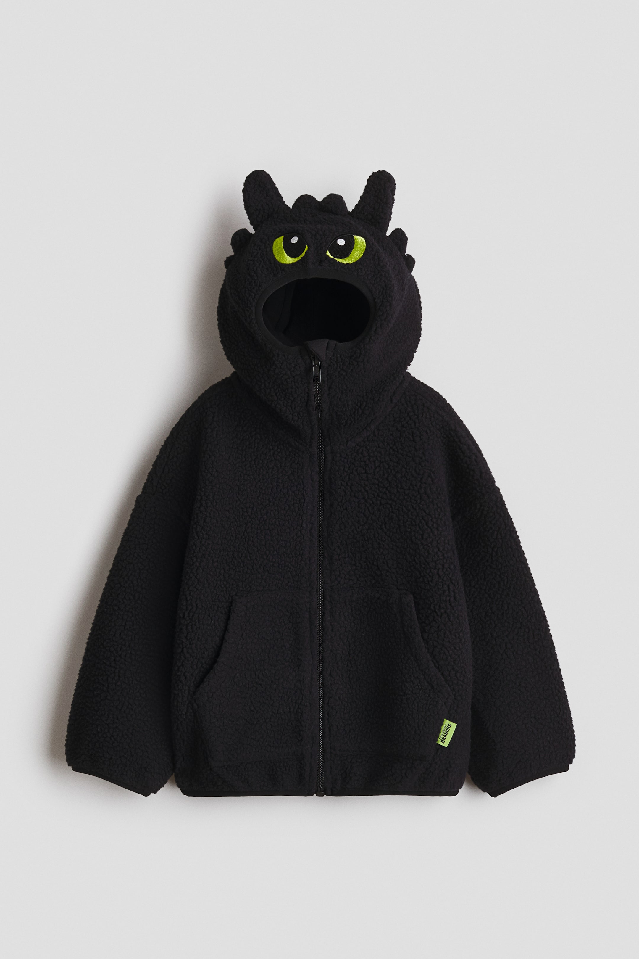 이미지 확대 보기: 테디 집업 후디 - 블랙/드래곤 - Kids | H&M KR 5