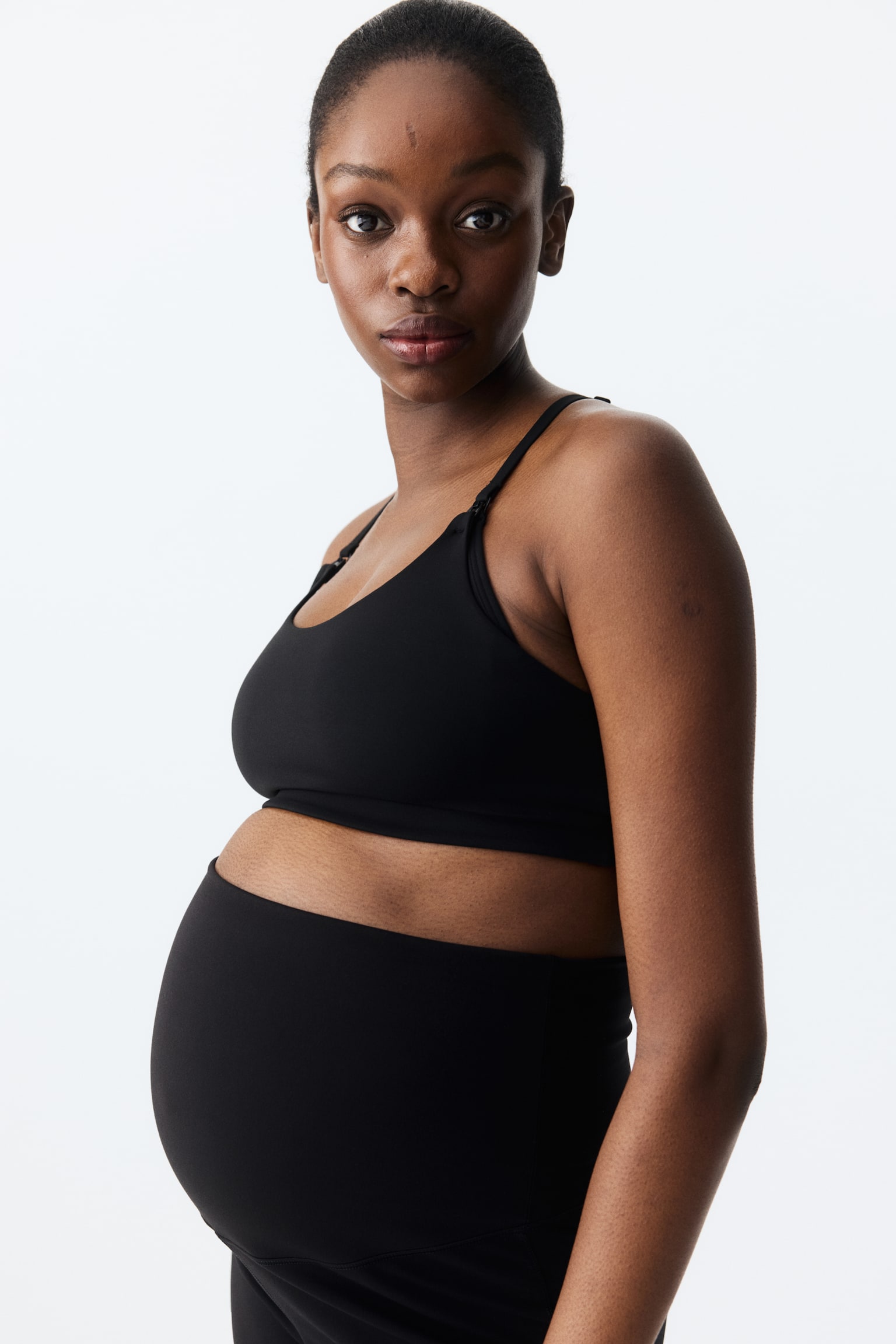 MAMA Reggiseno da allattamento Light Support - Nero/Rosa antico - 5