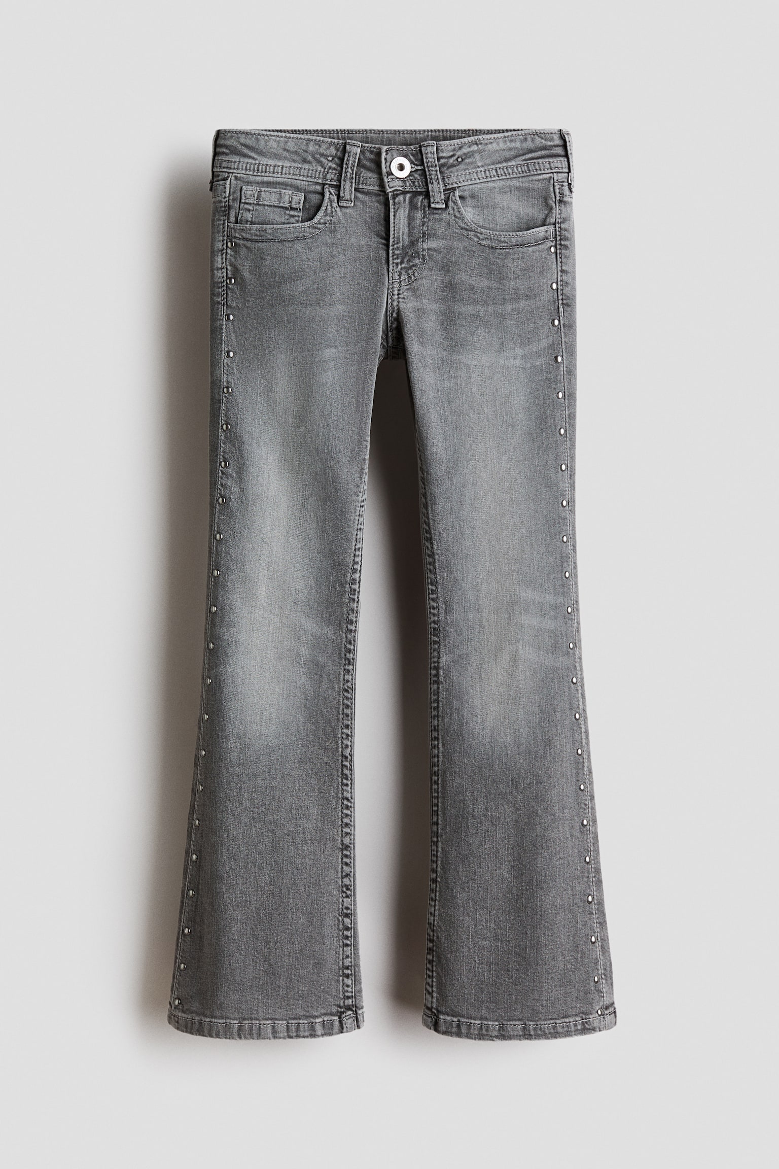 Flared Leg Low Jeans - Denimgrijs/Donker denimblauw/Washed denimroze/Denimblauw/lichtroze/Denimgrijs