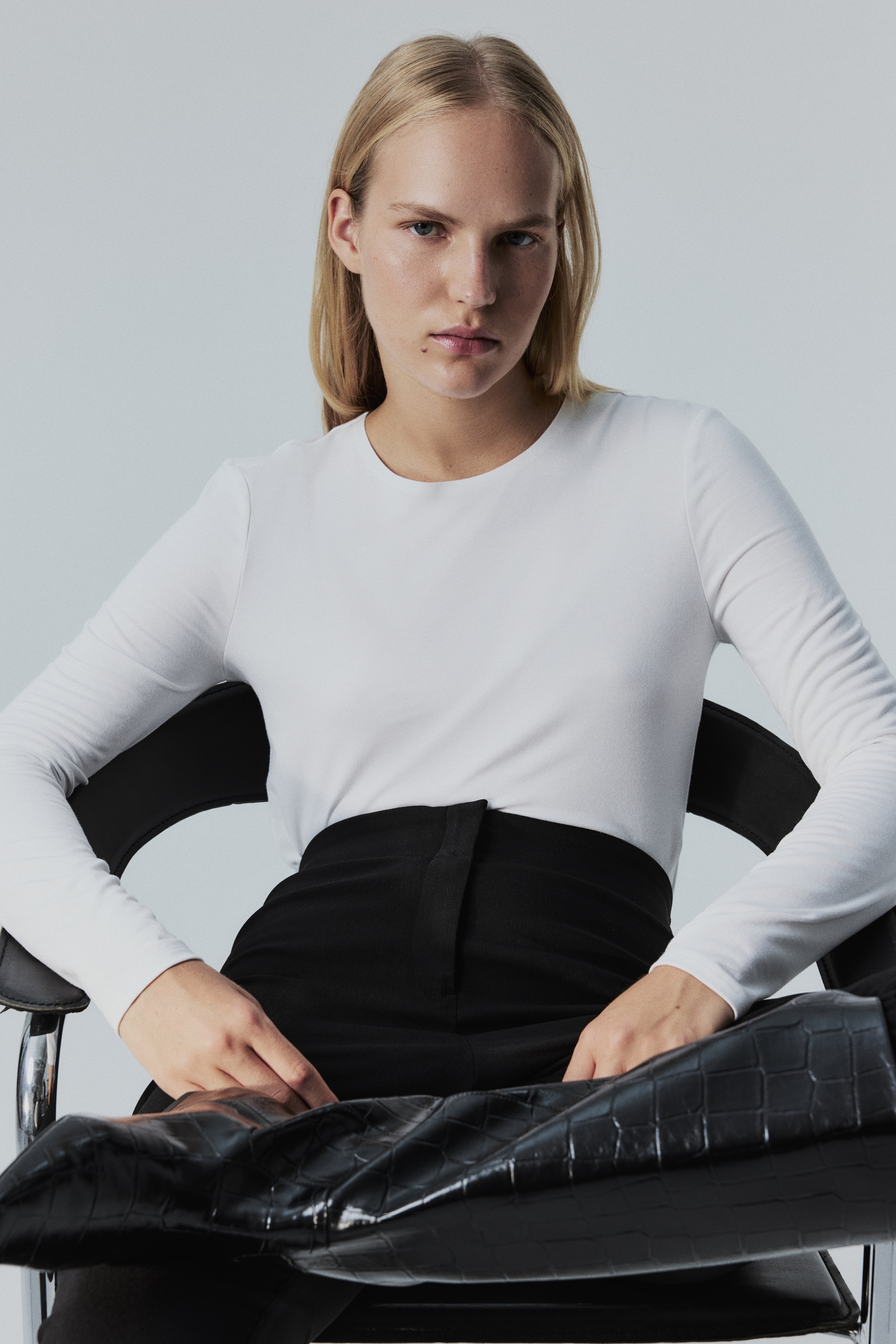 H & M - Warming 長袖トップス - ホワイト H & M - Warming 長袖トップス - ホワイト