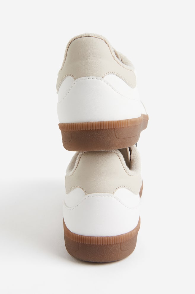 Sneakers - Blanc/beige clair/Noir/Écru - 6