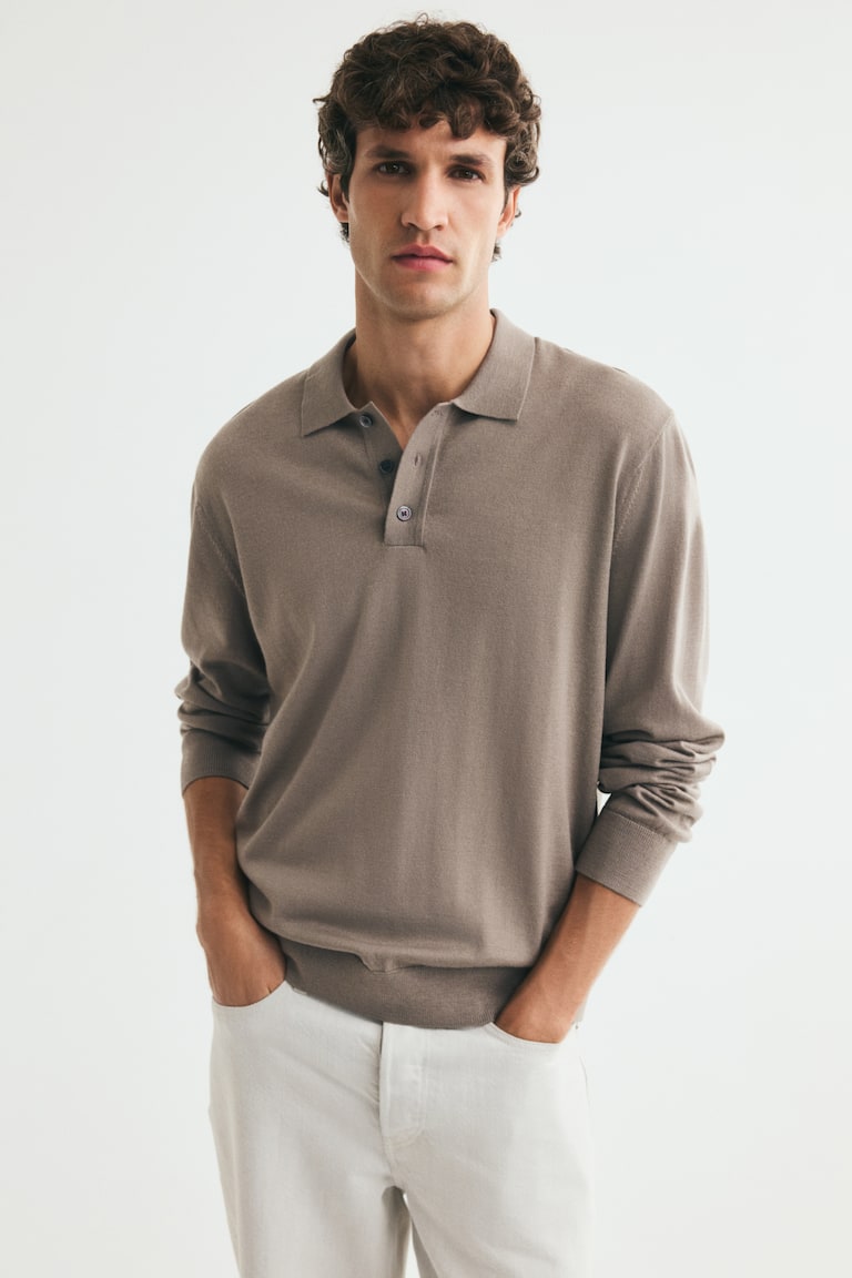 Polo majica od merino vune Regular Fit