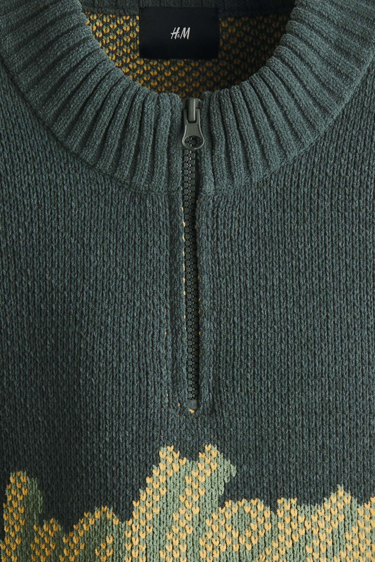 스웨터 레귤러핏 - 다크 그린/Challenge/다크 퍼플/Challenge - 5