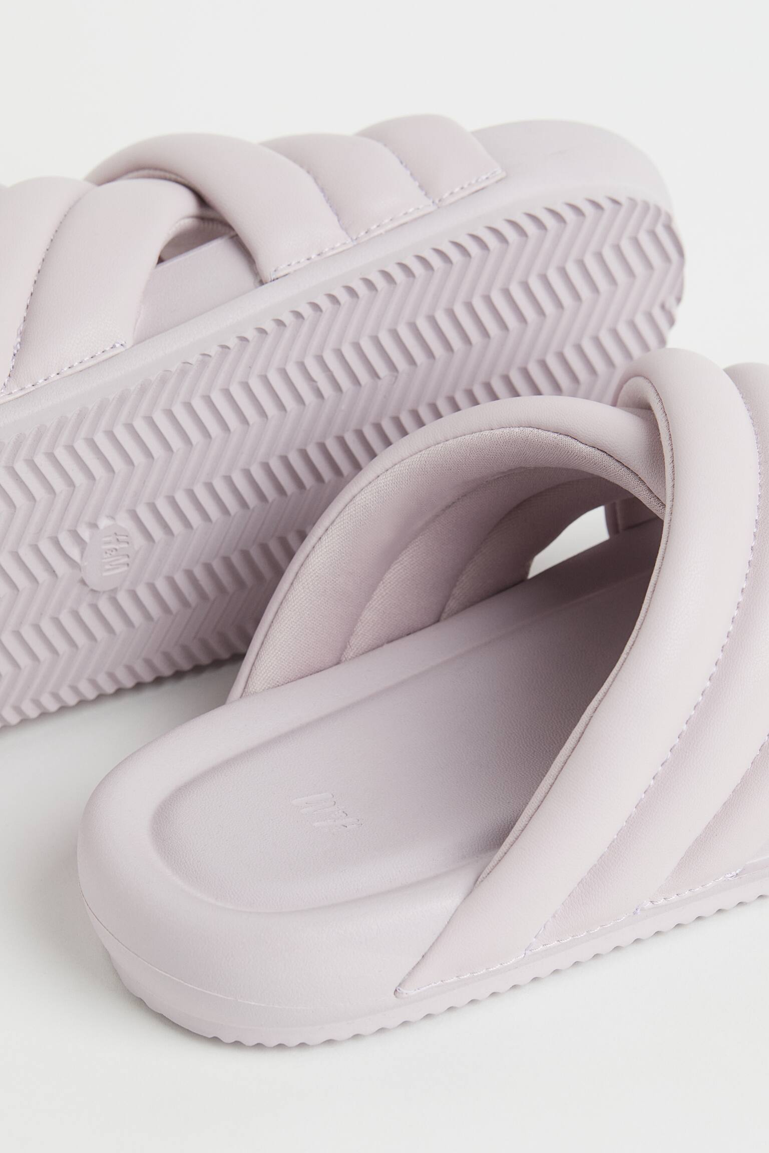 h&m purple sandals