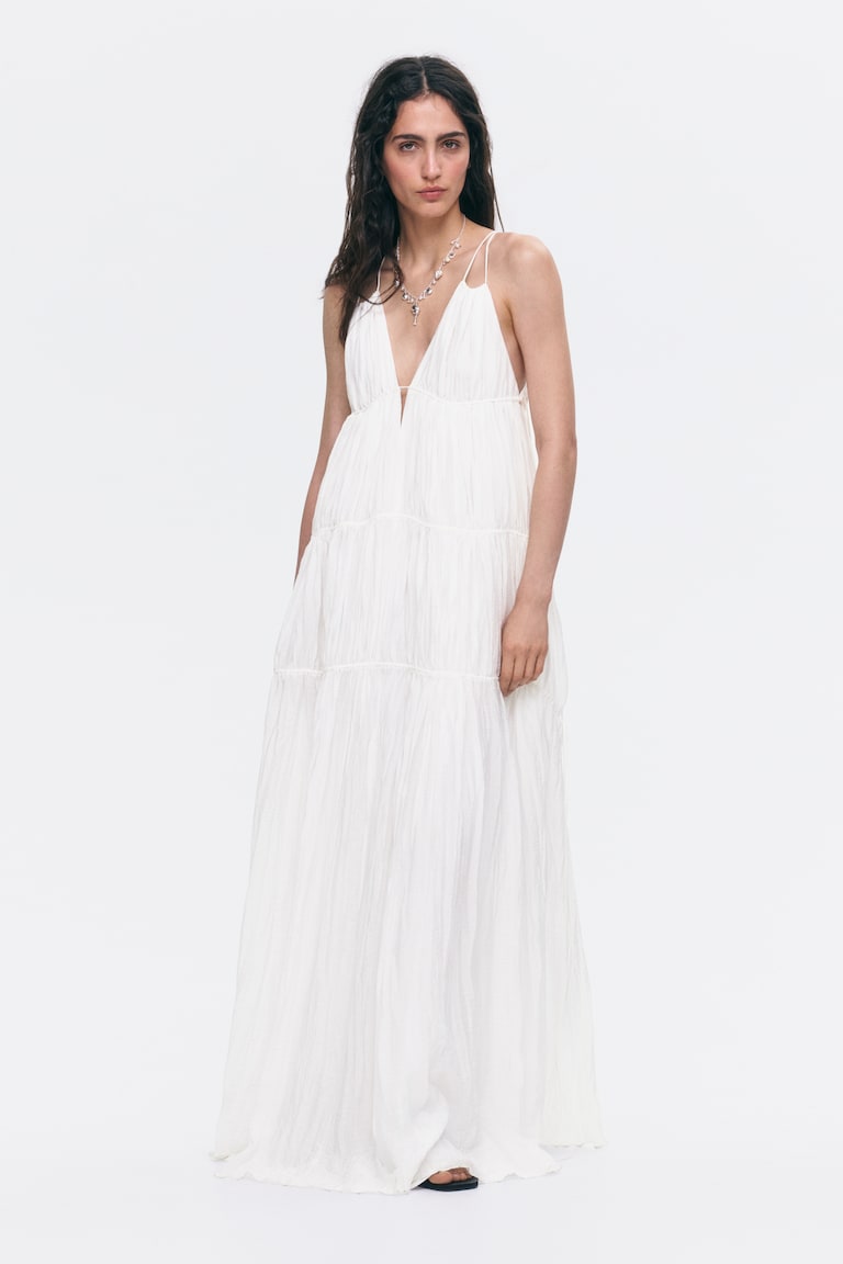 maxi tiered ruffle dress Fall Midi & Maxi Dresses