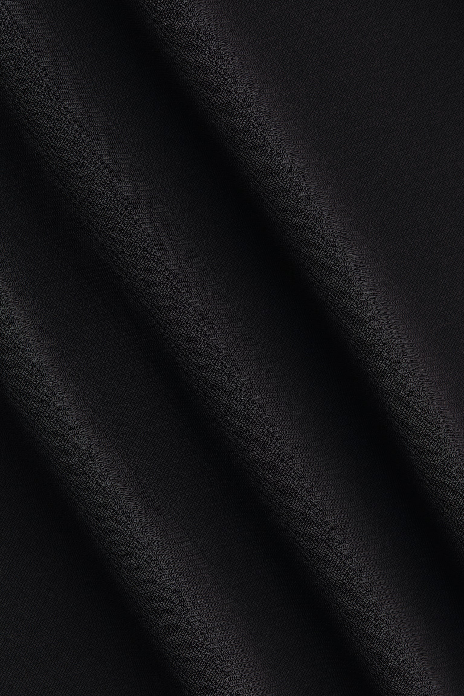 Draped jersey top - Black/Dark red/Olive green - 2