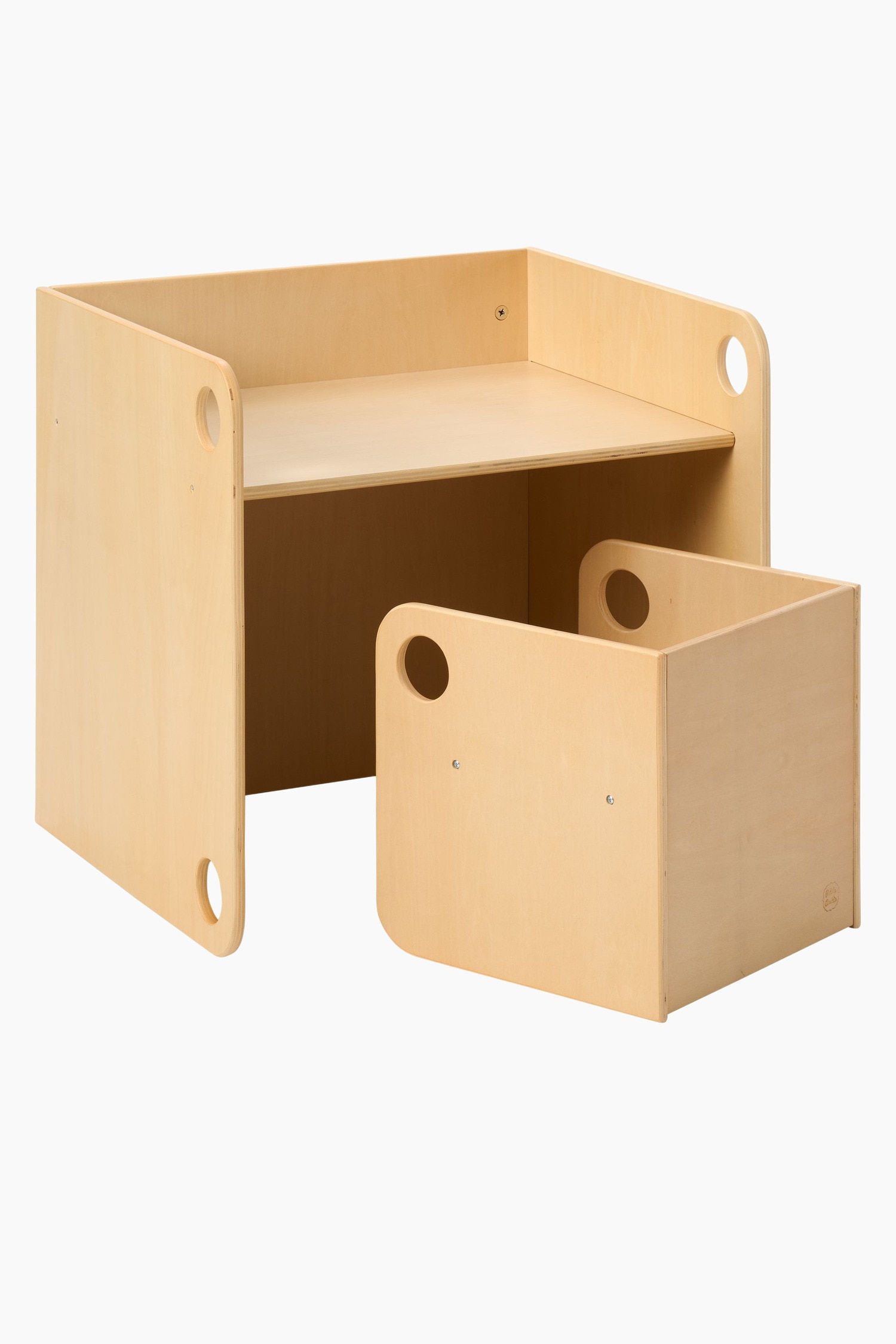 Table Et Chaise - Ellipse - Naturel