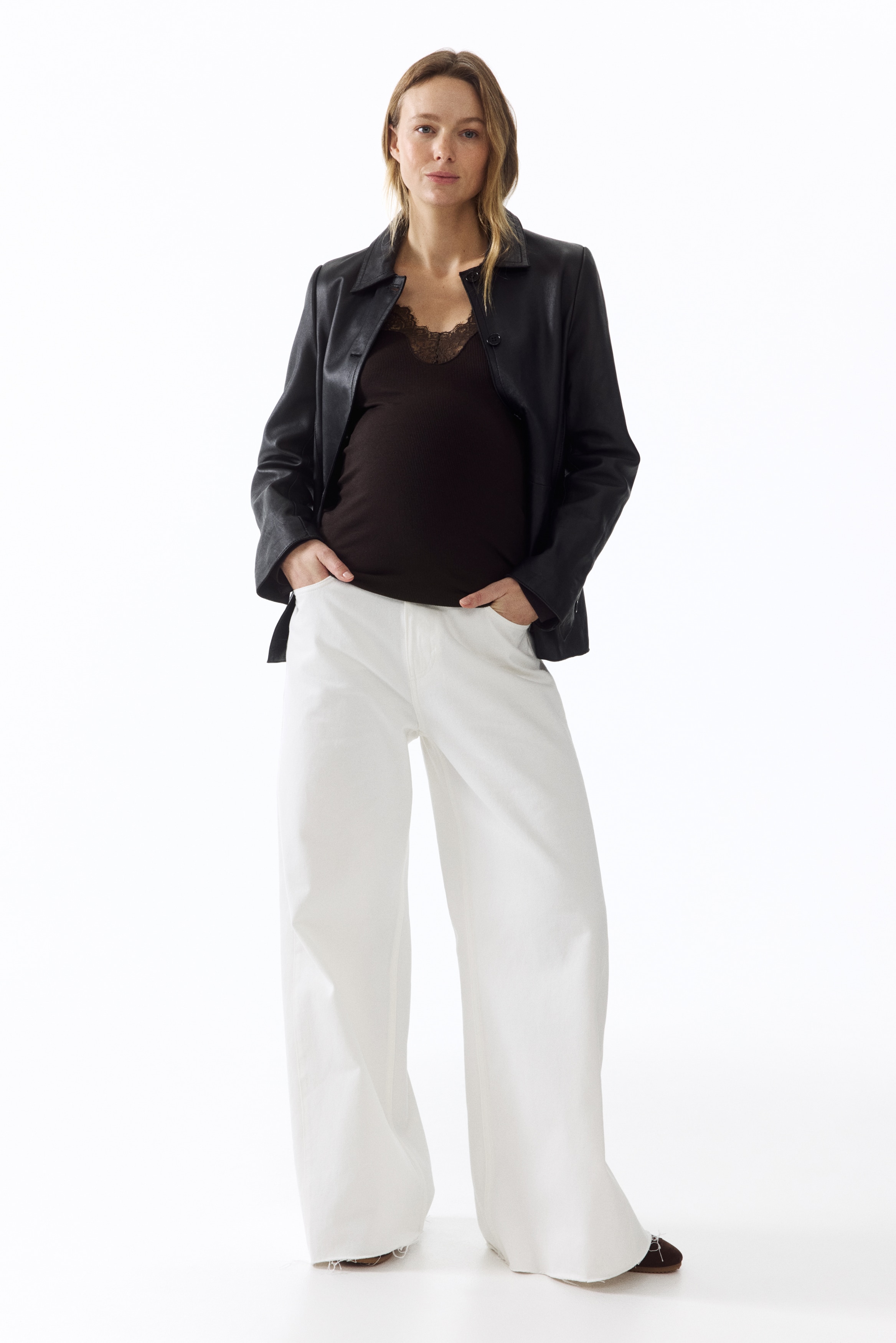 MAMA Lace-Trimmed Top from H&M - $49.99