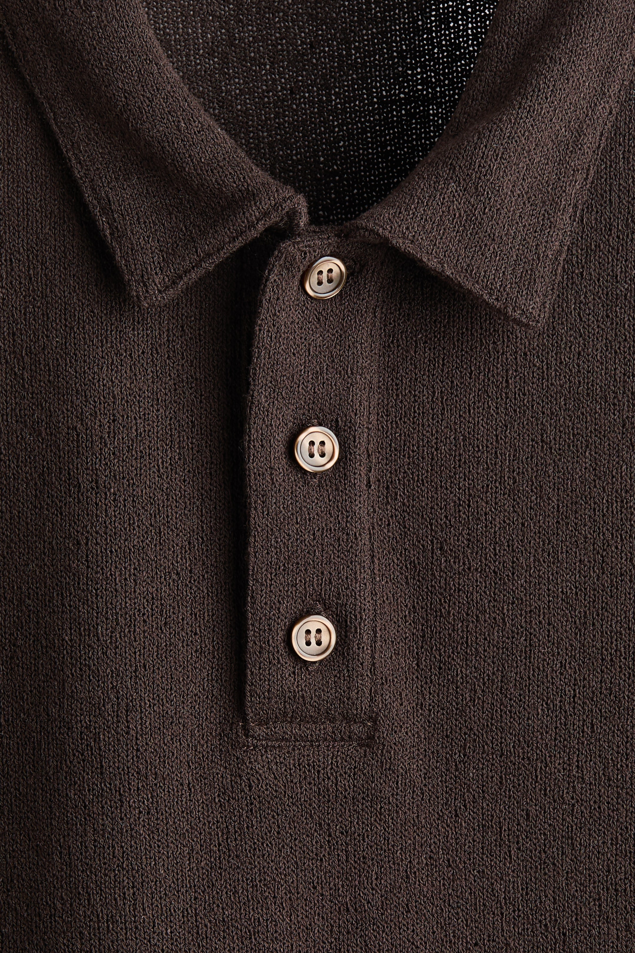 View larger image: Regular Fit Polo shirt - Dark brown - Men | H&M US 6