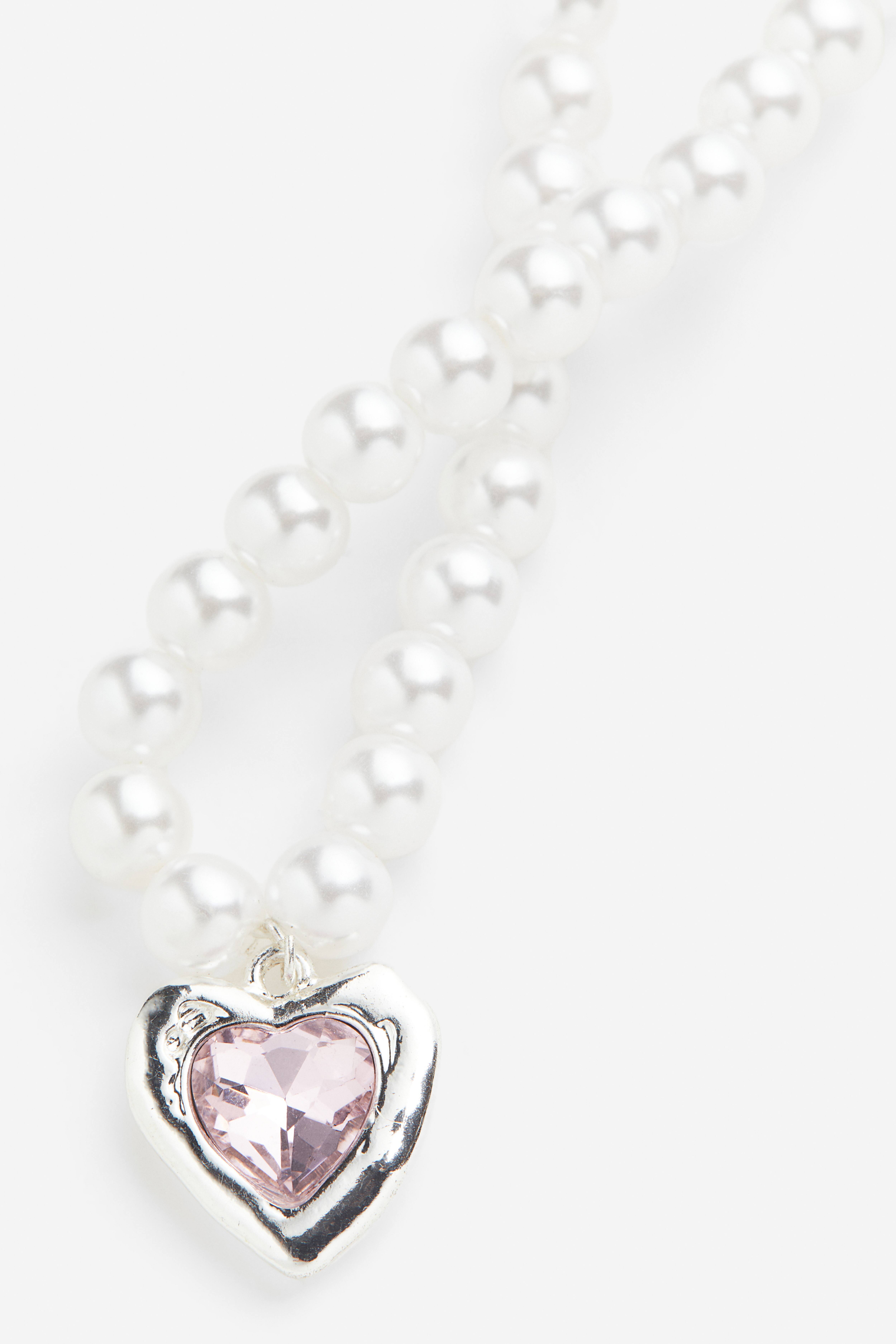 Elli Collana Donna Argento 925 Con Pendente Cuore Di Cristalli - Gioiello A Girocollo Ipoallergenico, Regalo Perfetto Per San Valentino, Compleanno O Festa Della Mamma