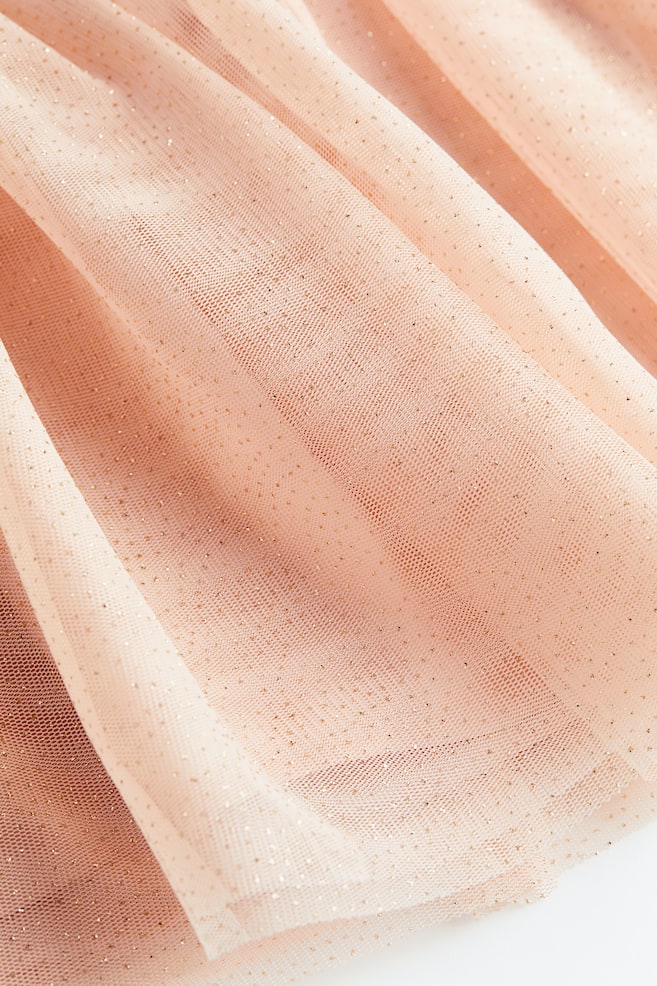 Glittery tulle skirt - Powder pink/Light green/Spotted/Greige/Spotted/Light blue/Spotted - 3