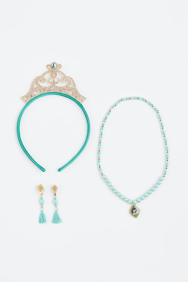 Jewellery set - Turquoise/Disney Princesses/Light green/Disney Princesses - 4