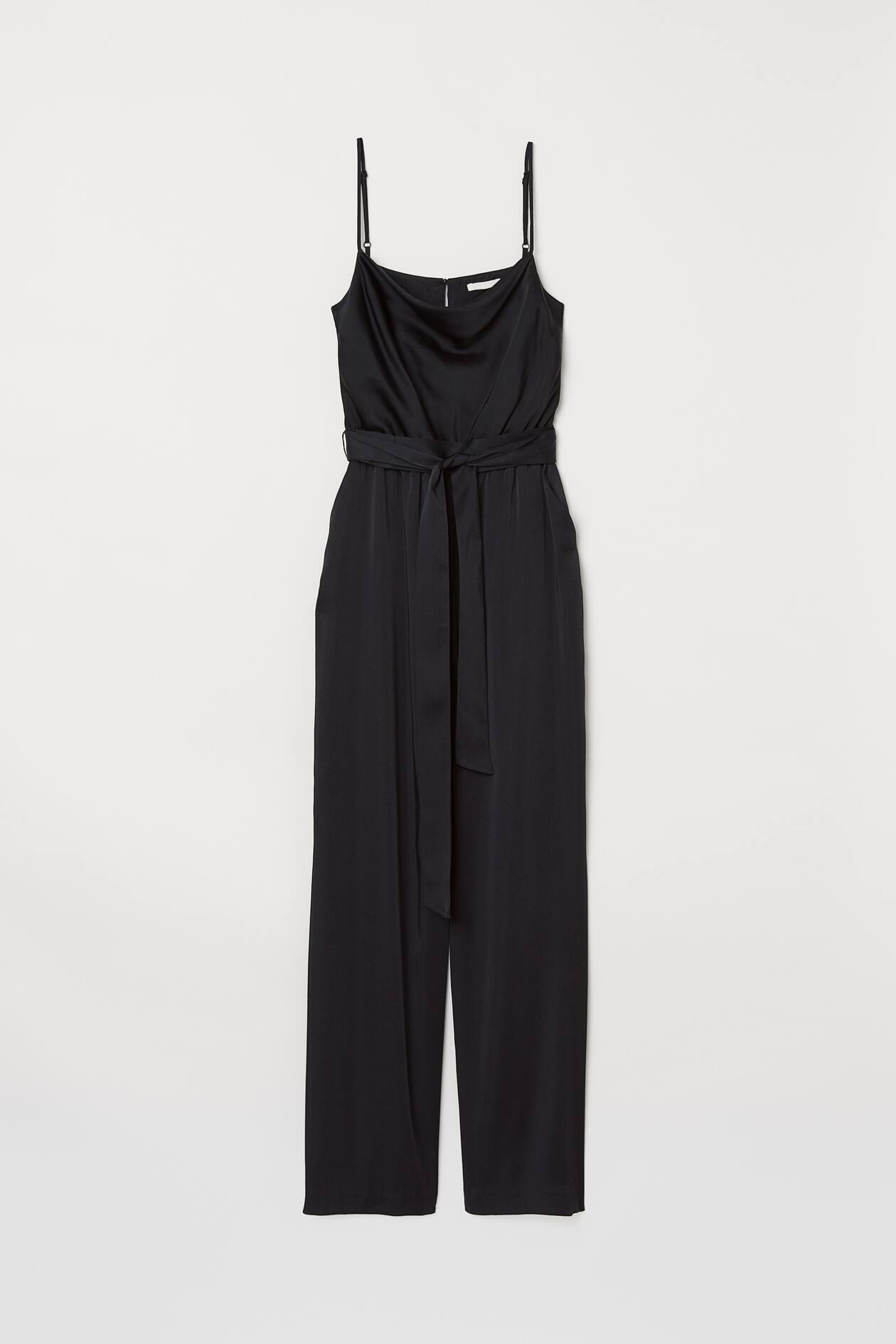 Sleeveless jumpsuit Black Ladies H&M